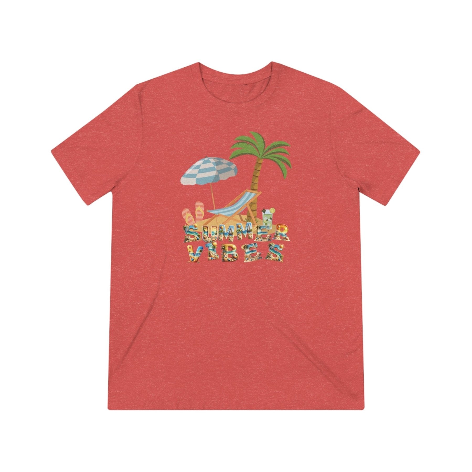 Summer Vibes, Unisex Triblend T - Shirt - Janlyn's Crafts