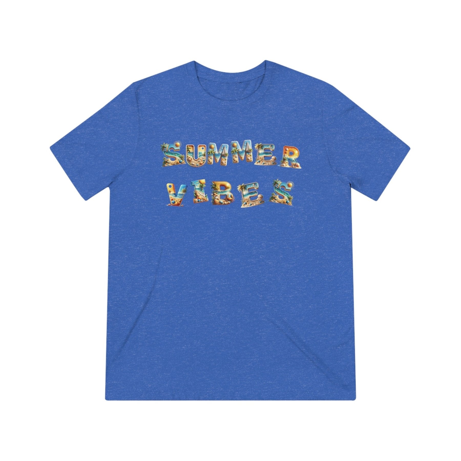 Summer Vibes, Unisex Triblend T - Shirt - Janlyn's Crafts