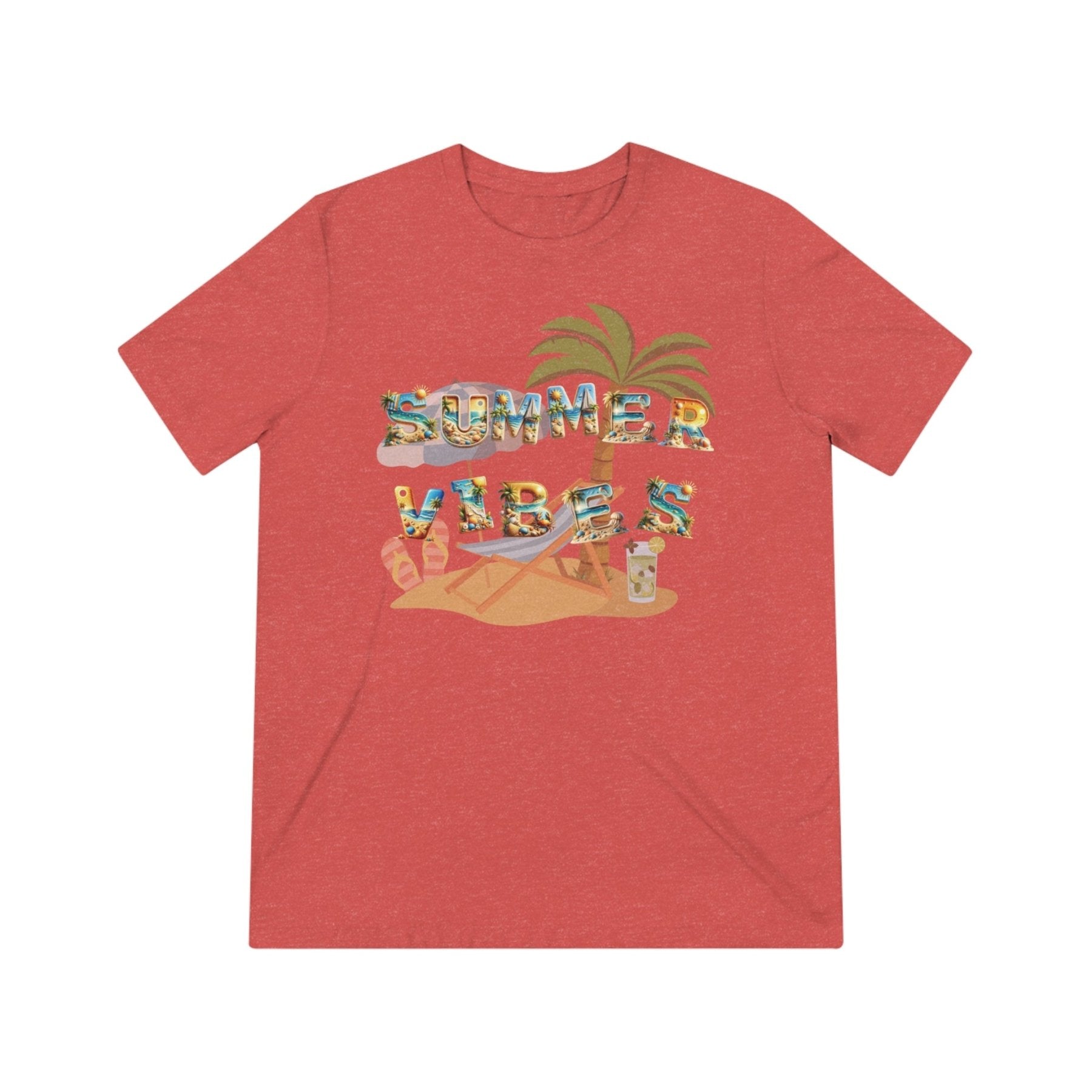 Summer Vibes, Unisex Triblend T - Shirt - Janlyn's Crafts