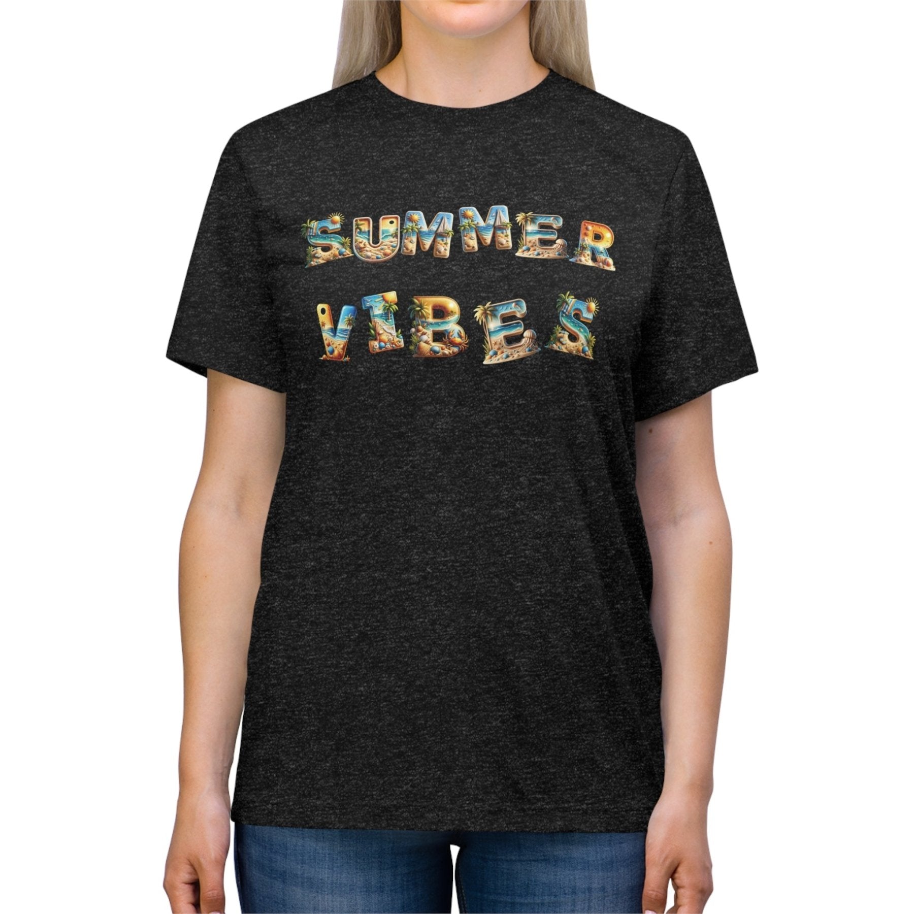 Summer Vibes, Unisex Triblend T - Shirt - Janlyn's Crafts