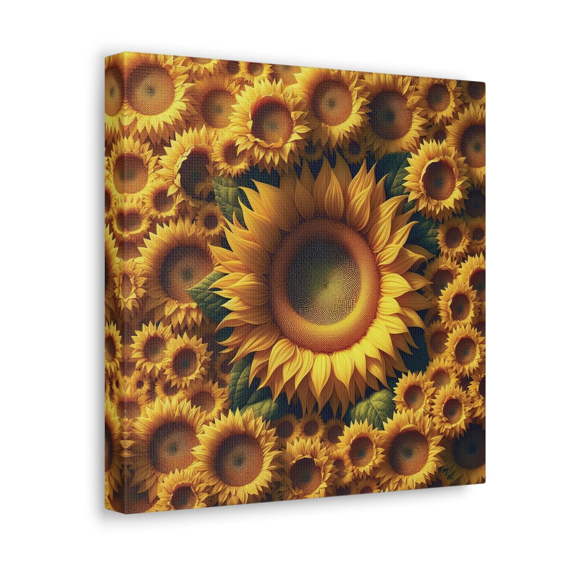 Sunflower Canvas (#1) - Janlyn's Crafts