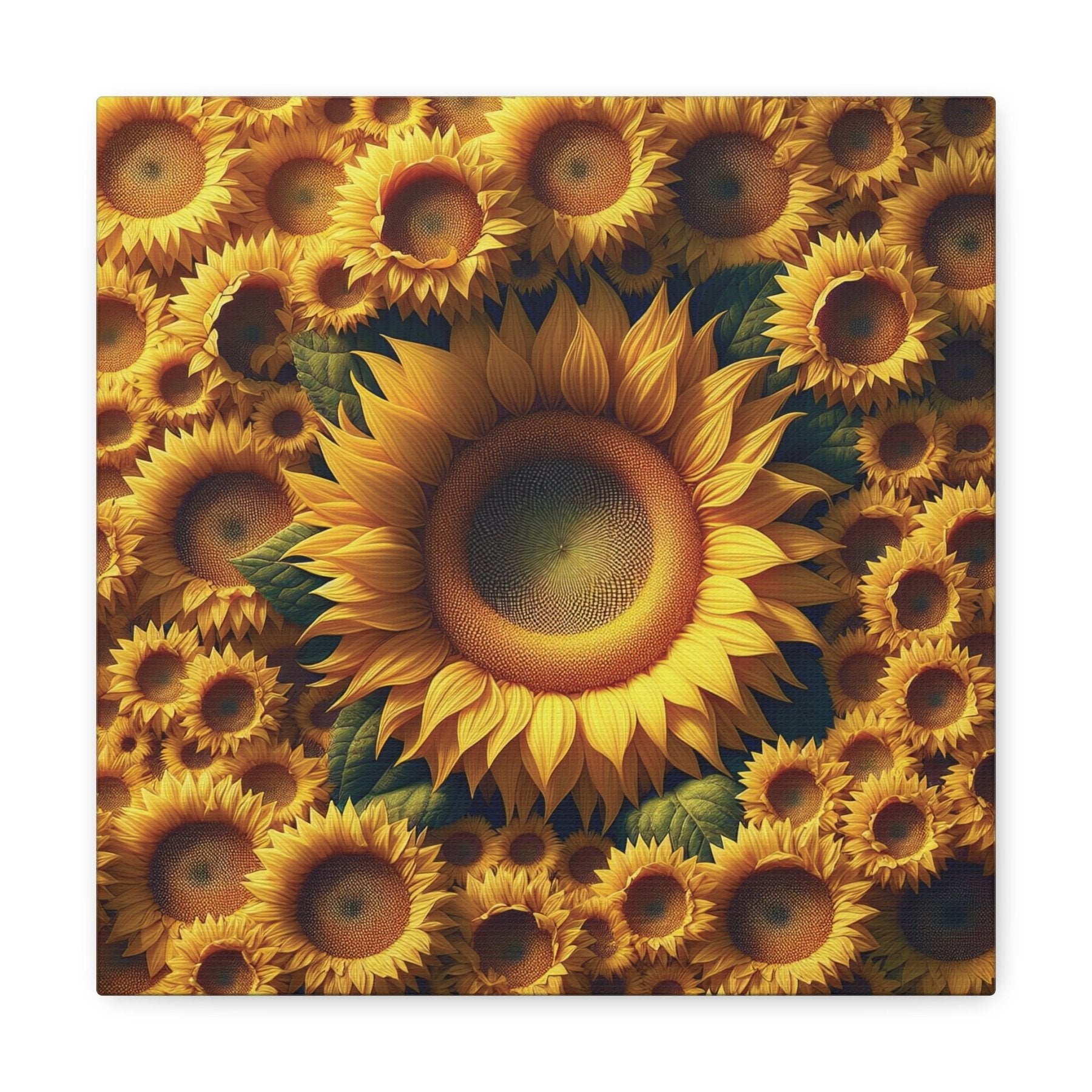 Sunflower Canvas (#1) - Janlyn's Crafts