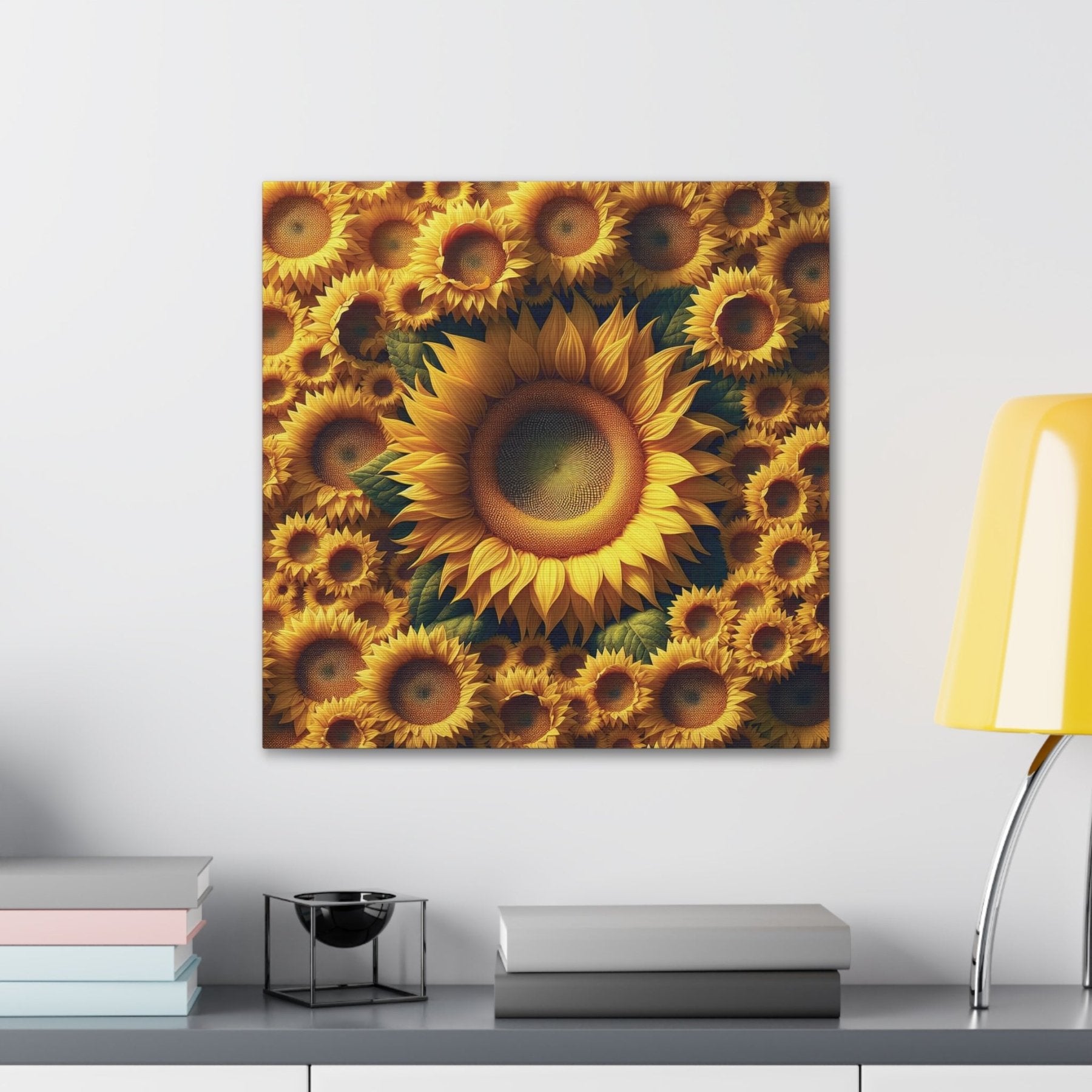 Sunflower Canvas (#1) - Janlyn's Crafts