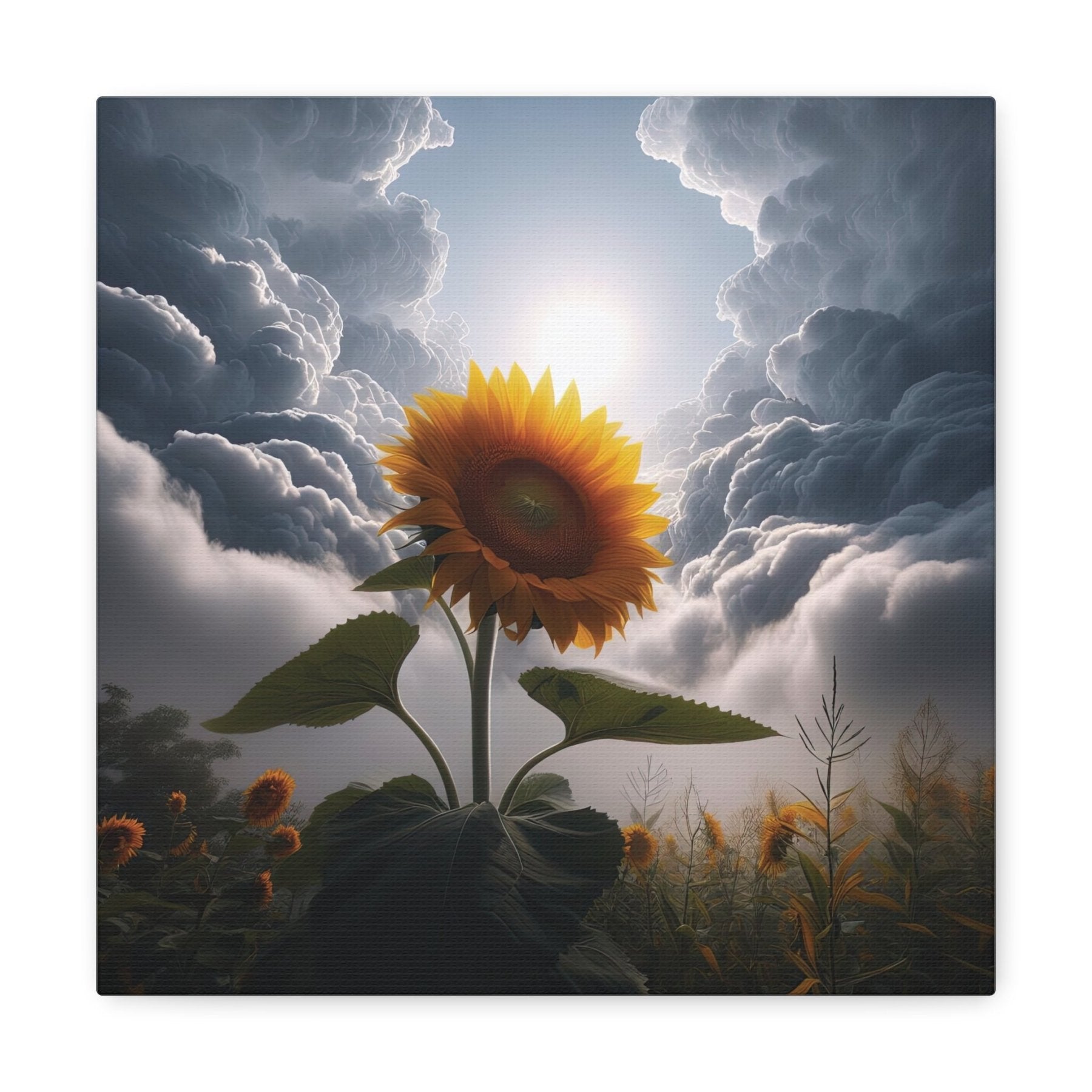 Sunflower Canvas (#10) - Janlyn's Crafts