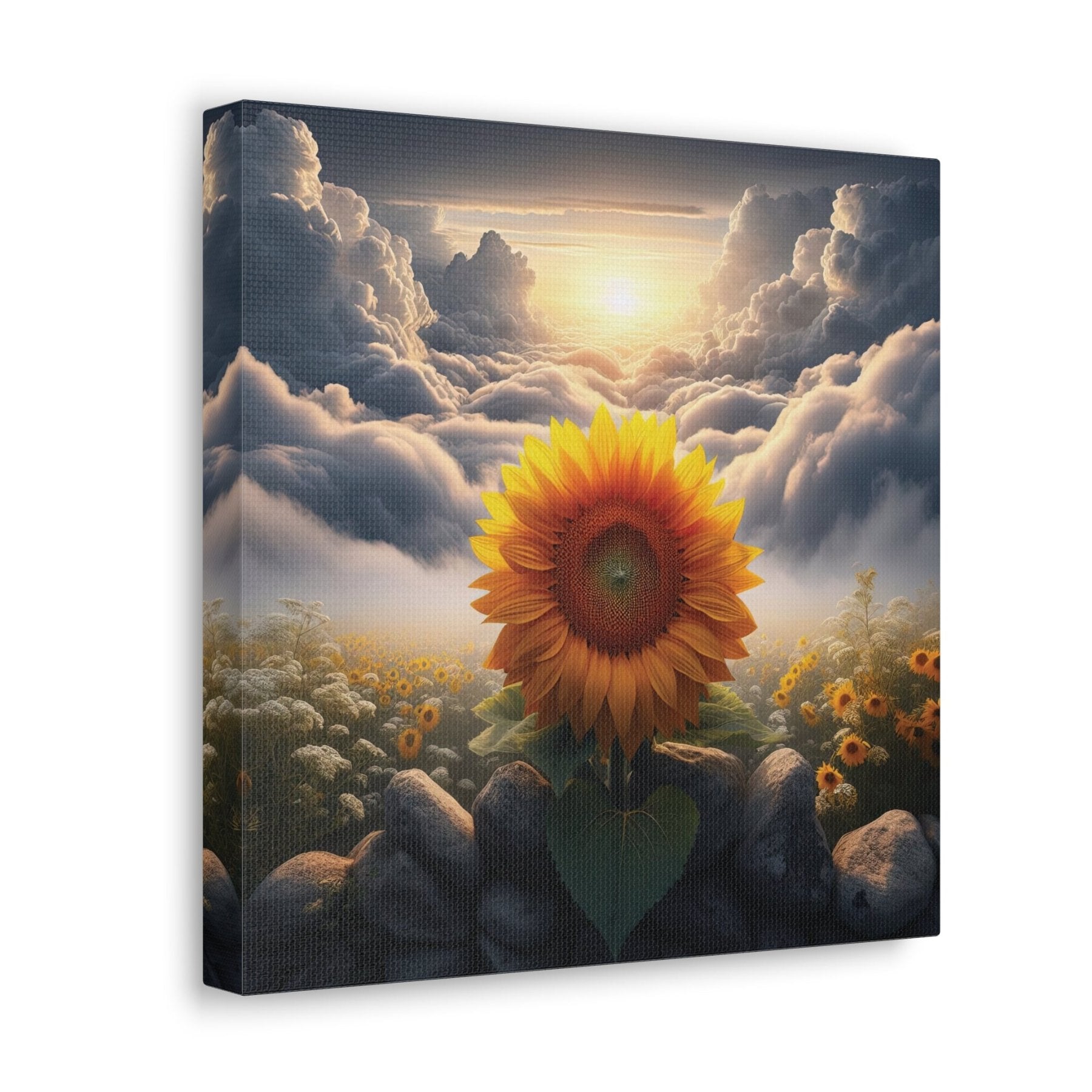 Sunflower Canvas (#11) - Janlyn's Crafts