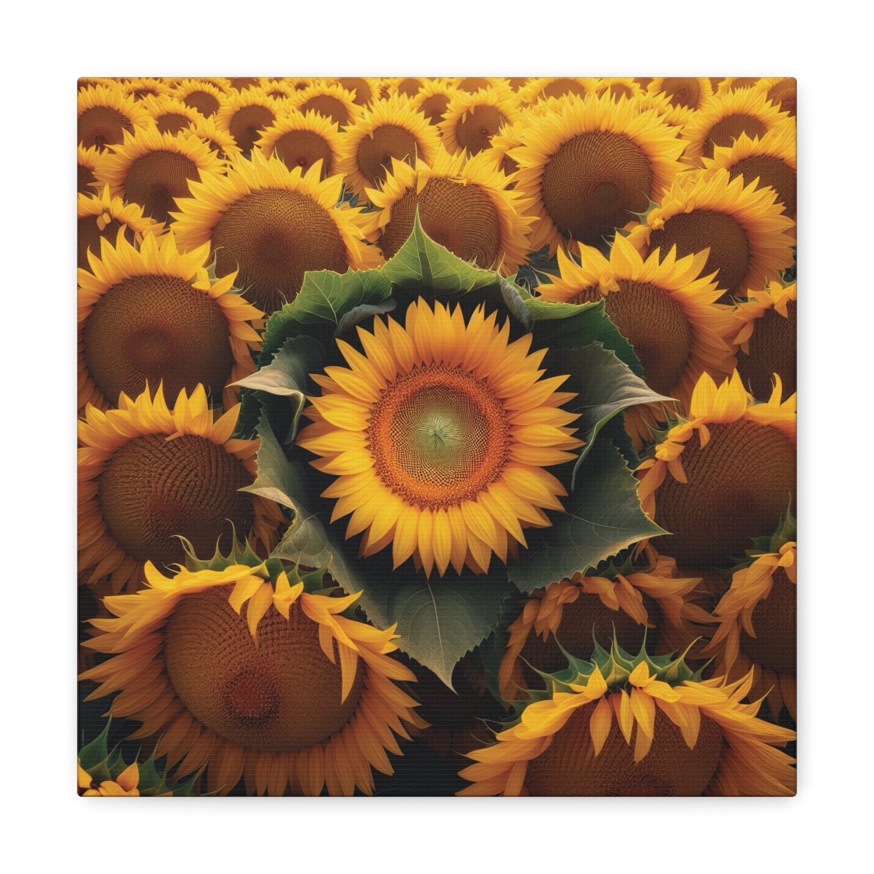 Sunflower Canvas (#14) - Janlyn's Crafts