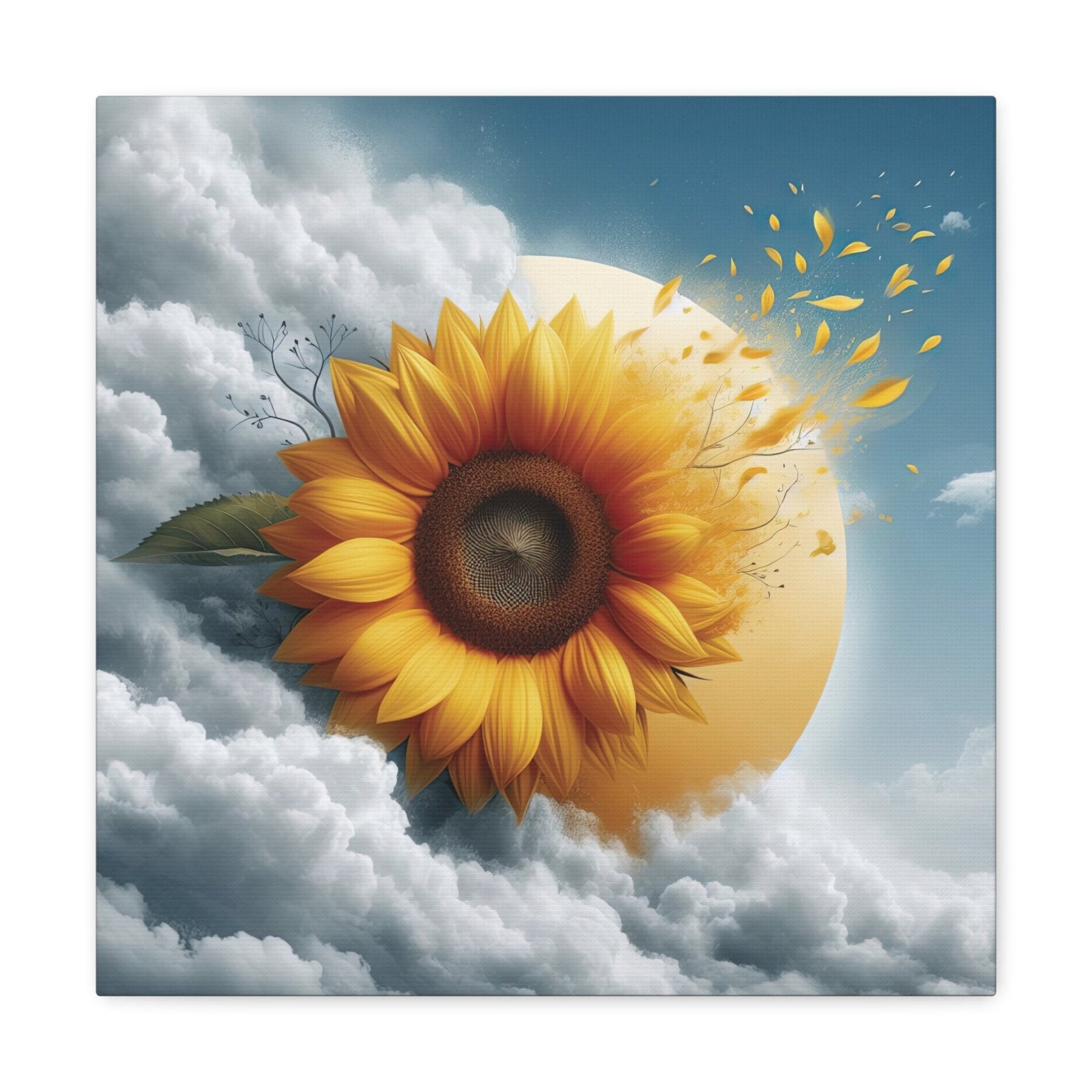 Sunflower Canvas (#6) - Janlyn's Crafts