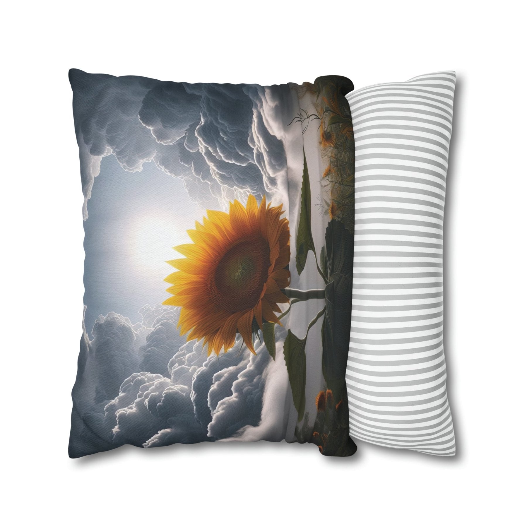 Sunflower Throw Pillow Cover, Throw Pillow Case, Qty 1, (10) - Janlyn's Crafts