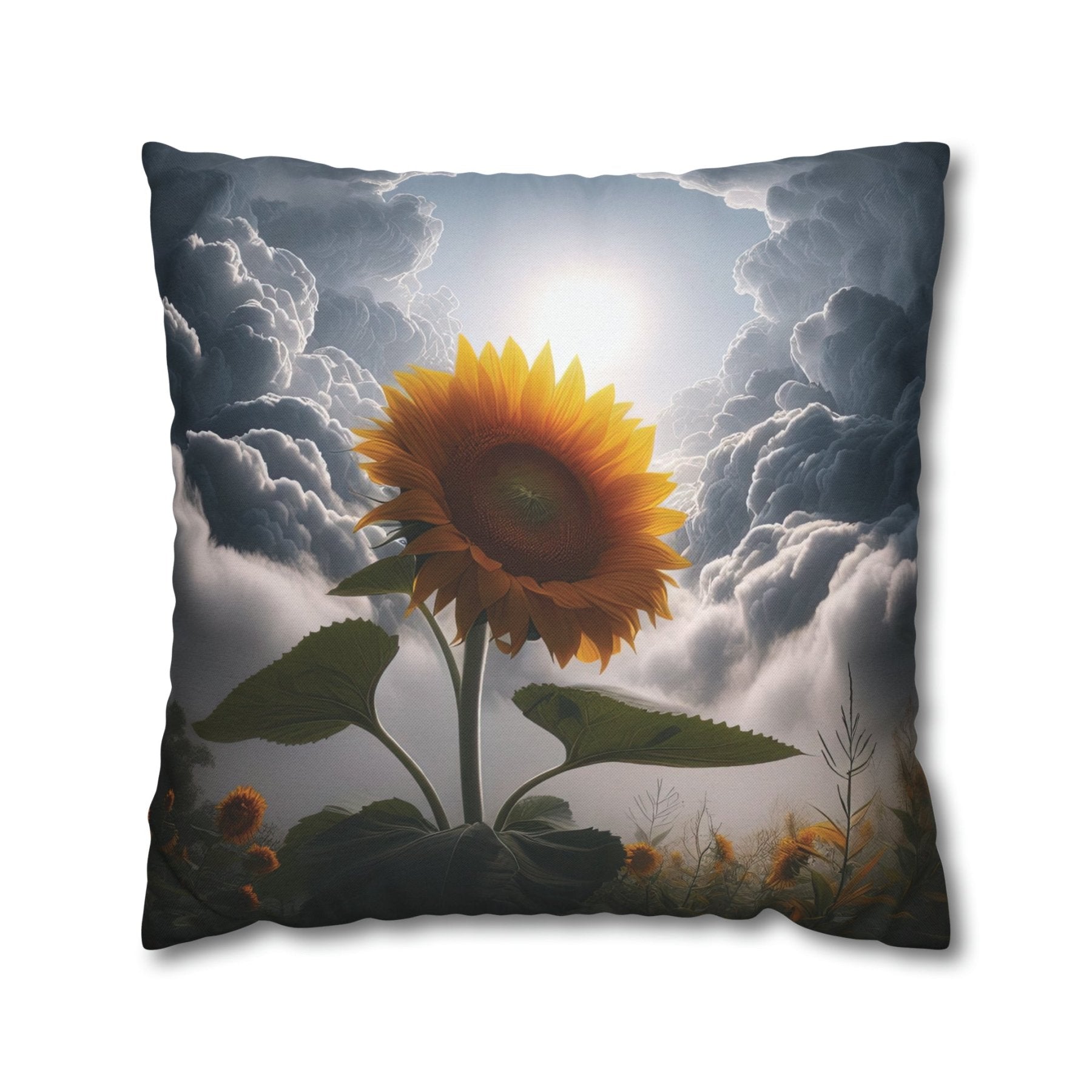 Sunflower Throw Pillow Cover, Throw Pillow Case, Qty 1, (10) - Janlyn's Crafts