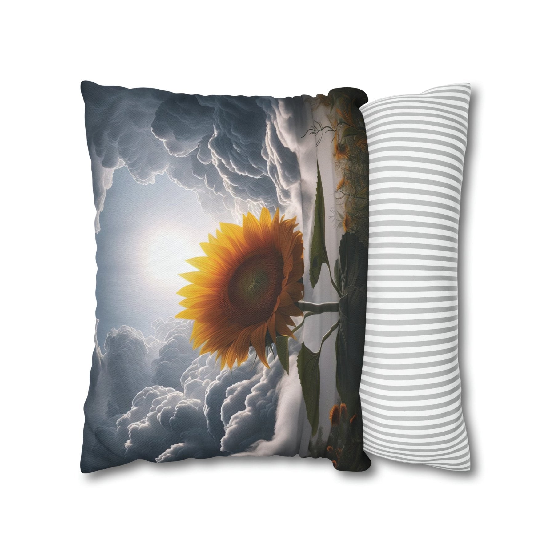 Sunflower Throw Pillow Cover, Throw Pillow Case, Qty 1, (10) - Janlyn's Crafts