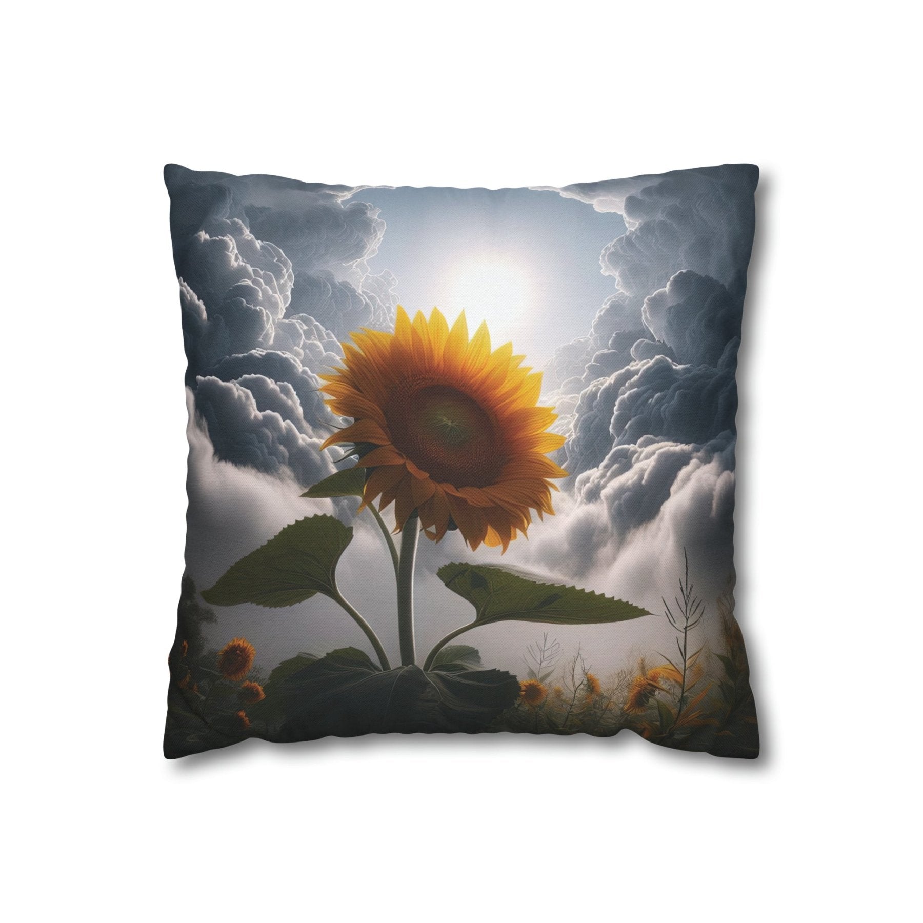 Sunflower Throw Pillow Cover, Throw Pillow Case, Qty 1, (10) - Janlyn's Crafts