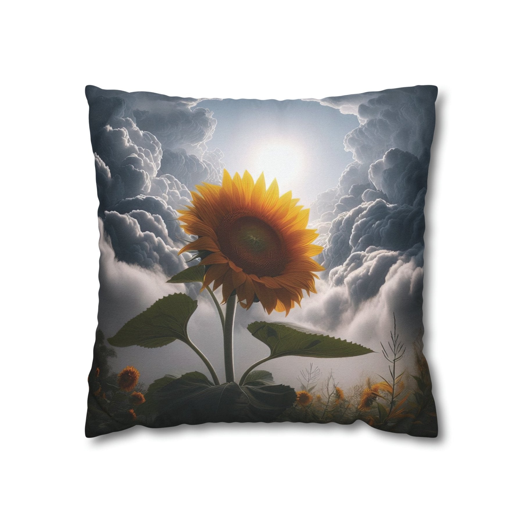 Sunflower Throw Pillow Cover, Throw Pillow Case, Qty 1, (10) - Janlyn's Crafts