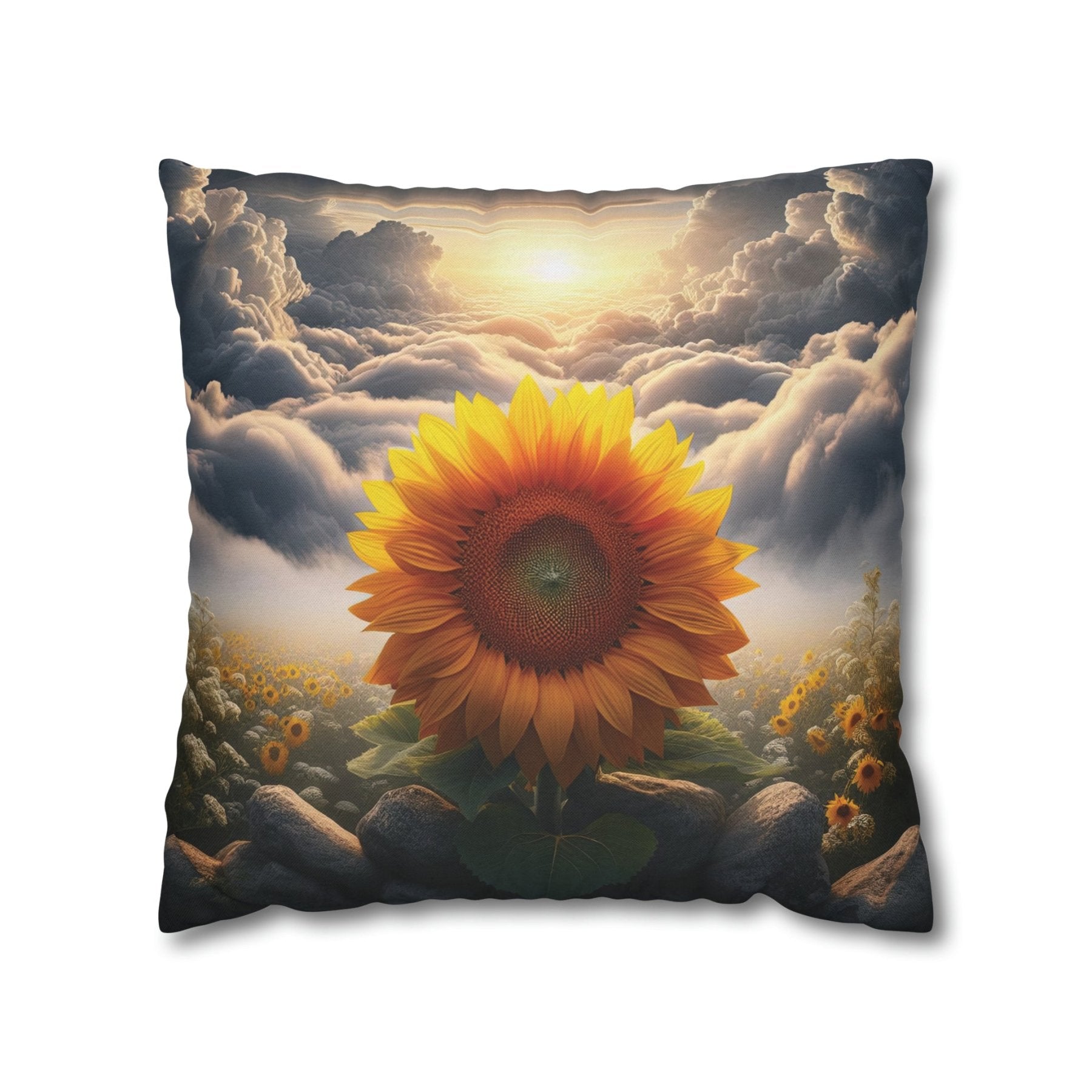 Sunflower Throw Pillow Cover, Throw Pillow Case, Qty 1, (11) - Janlyn's Crafts