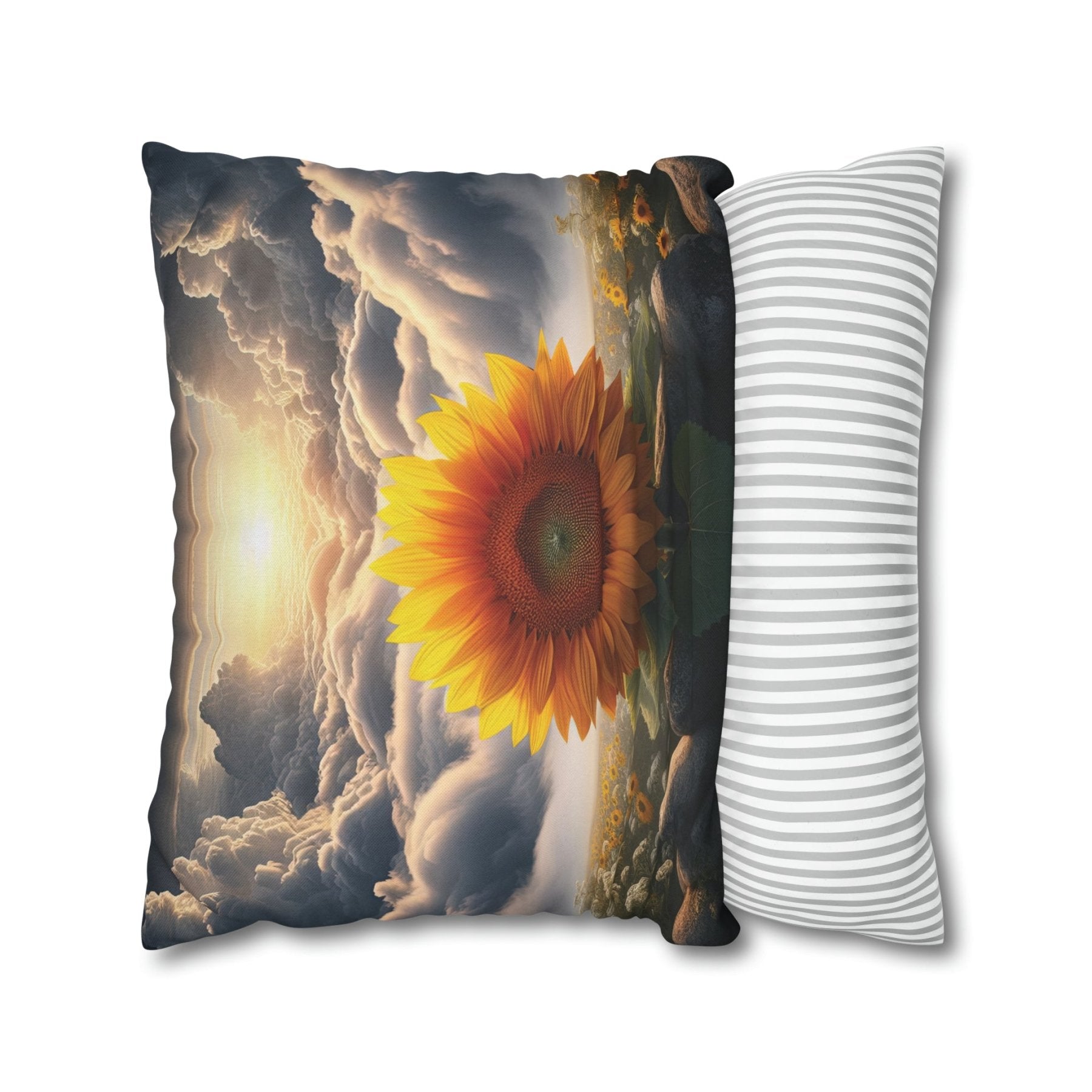 Sunflower Throw Pillow Cover, Throw Pillow Case, Qty 1, (11) - Janlyn's Crafts