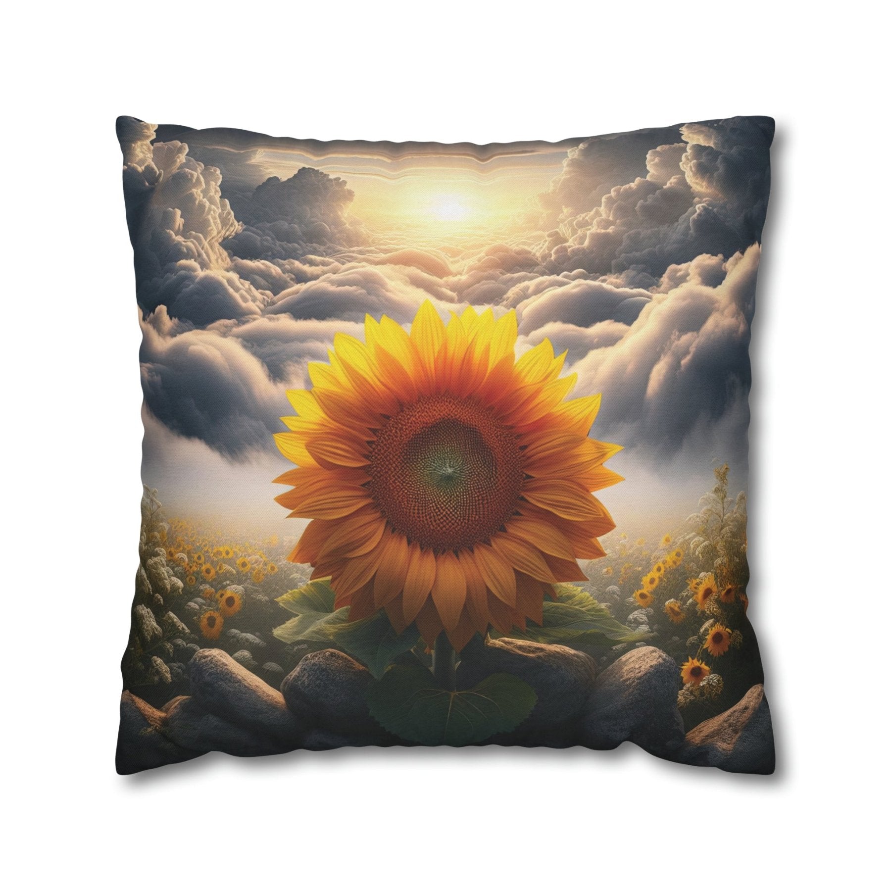 Sunflower Throw Pillow Cover, Throw Pillow Case, Qty 1, (11) - Janlyn's Crafts