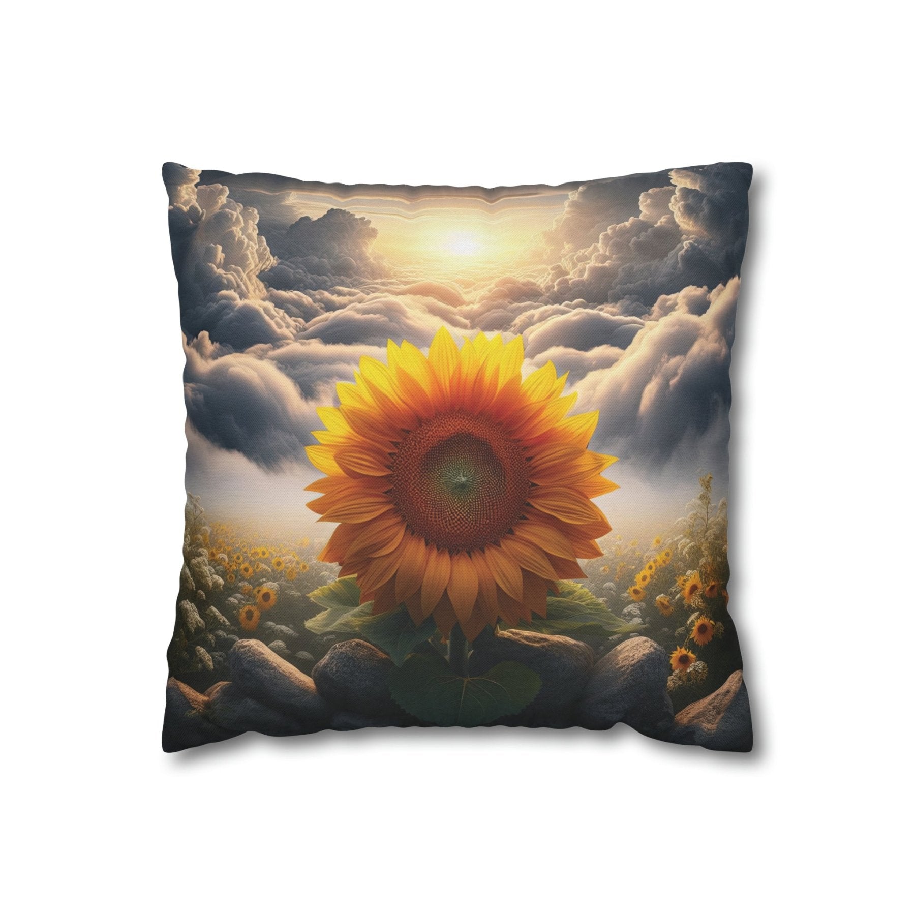 Sunflower Throw Pillow Cover, Throw Pillow Case, Qty 1, (11) - Janlyn's Crafts