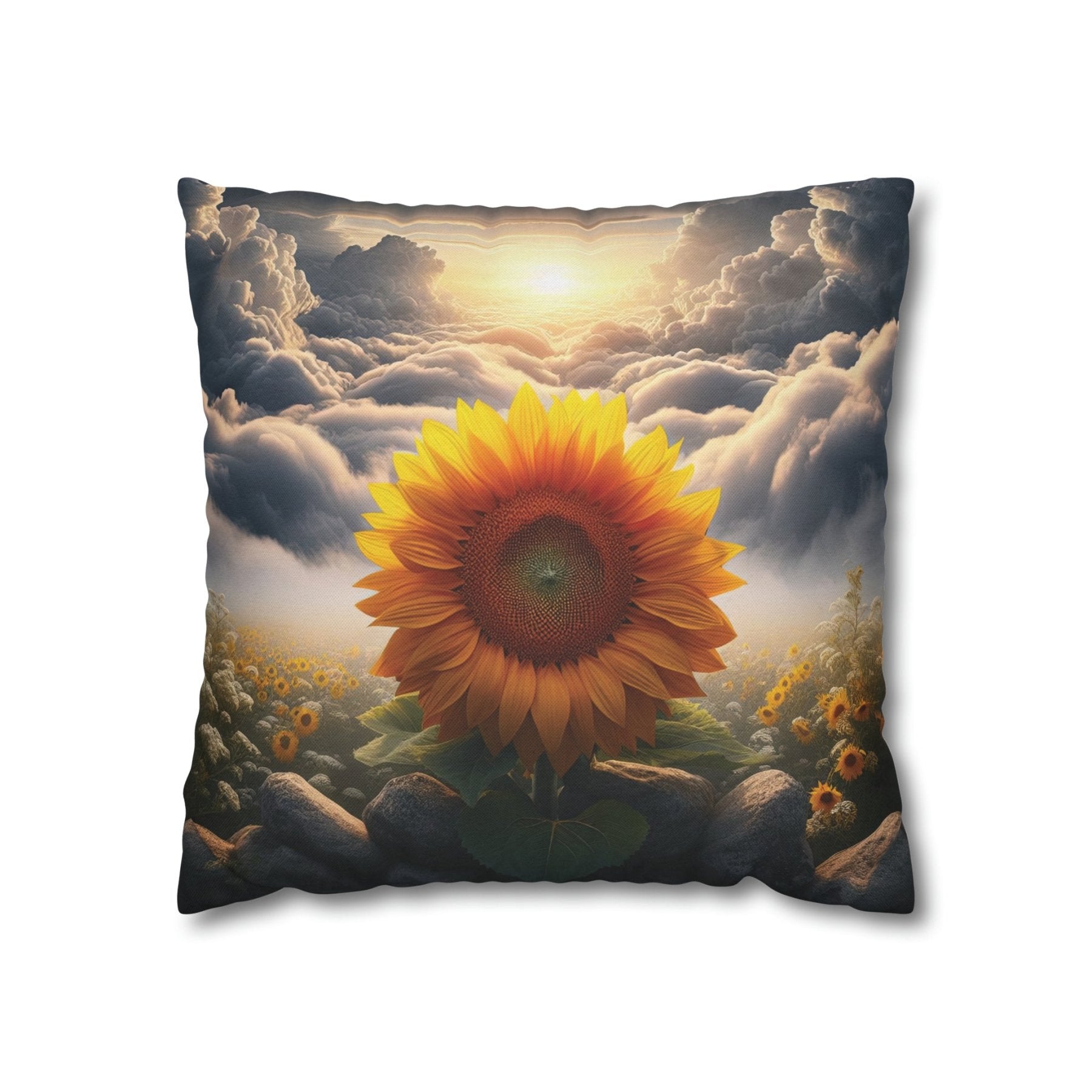 Sunflower Throw Pillow Cover, Throw Pillow Case, Qty 1, (11) - Janlyn's Crafts