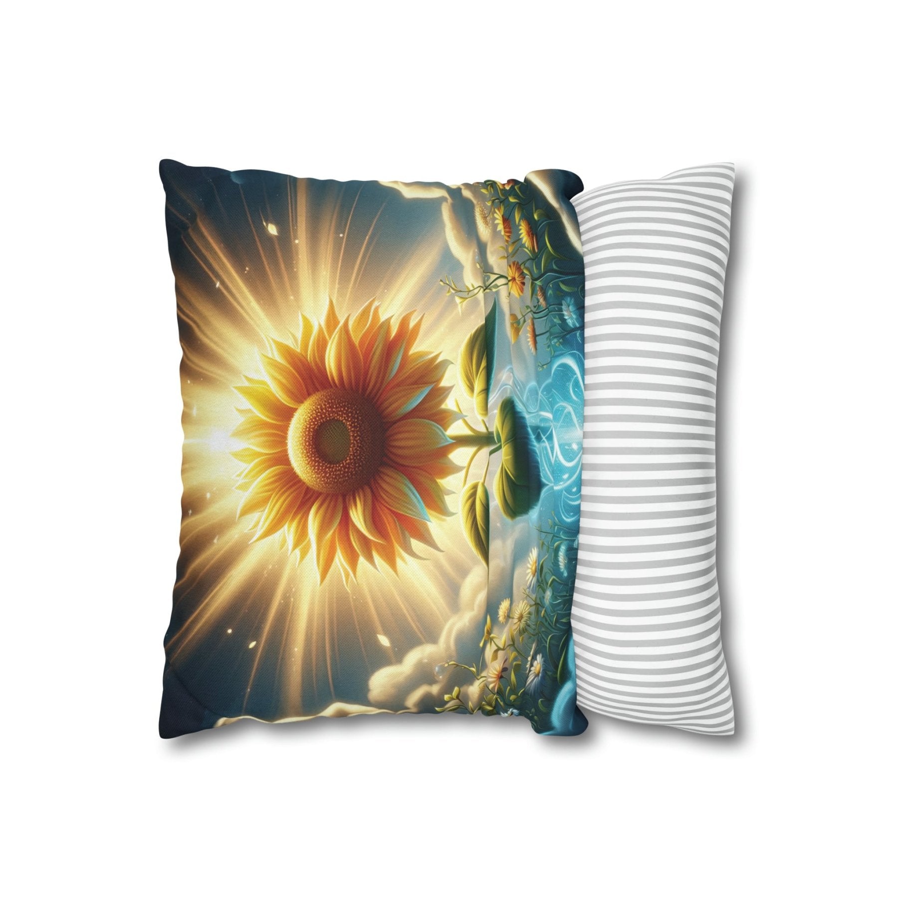 Sunflower Throw Pillow Cover, Throw Pillow Case, Qty 1, (13) - Janlyn's Crafts