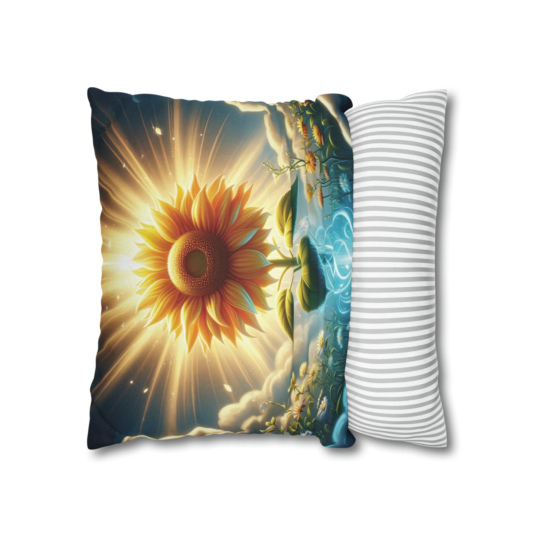 Sunflower Throw Pillow Cover, Throw Pillow Case, Qty 1, (13) - Janlyn's Crafts