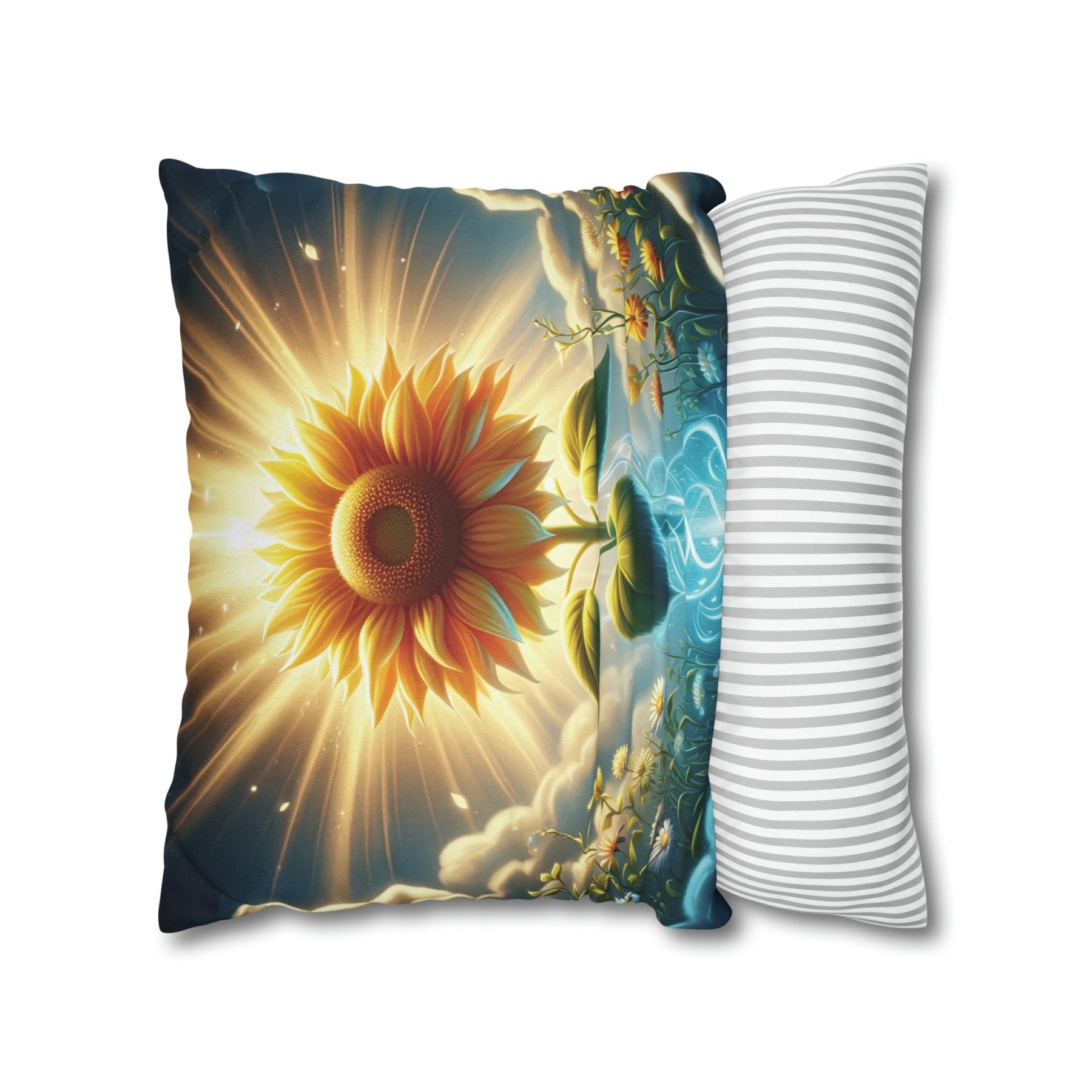 Sunflower Throw Pillow Cover, Throw Pillow Case, Qty 1, (13) - Janlyn's Crafts