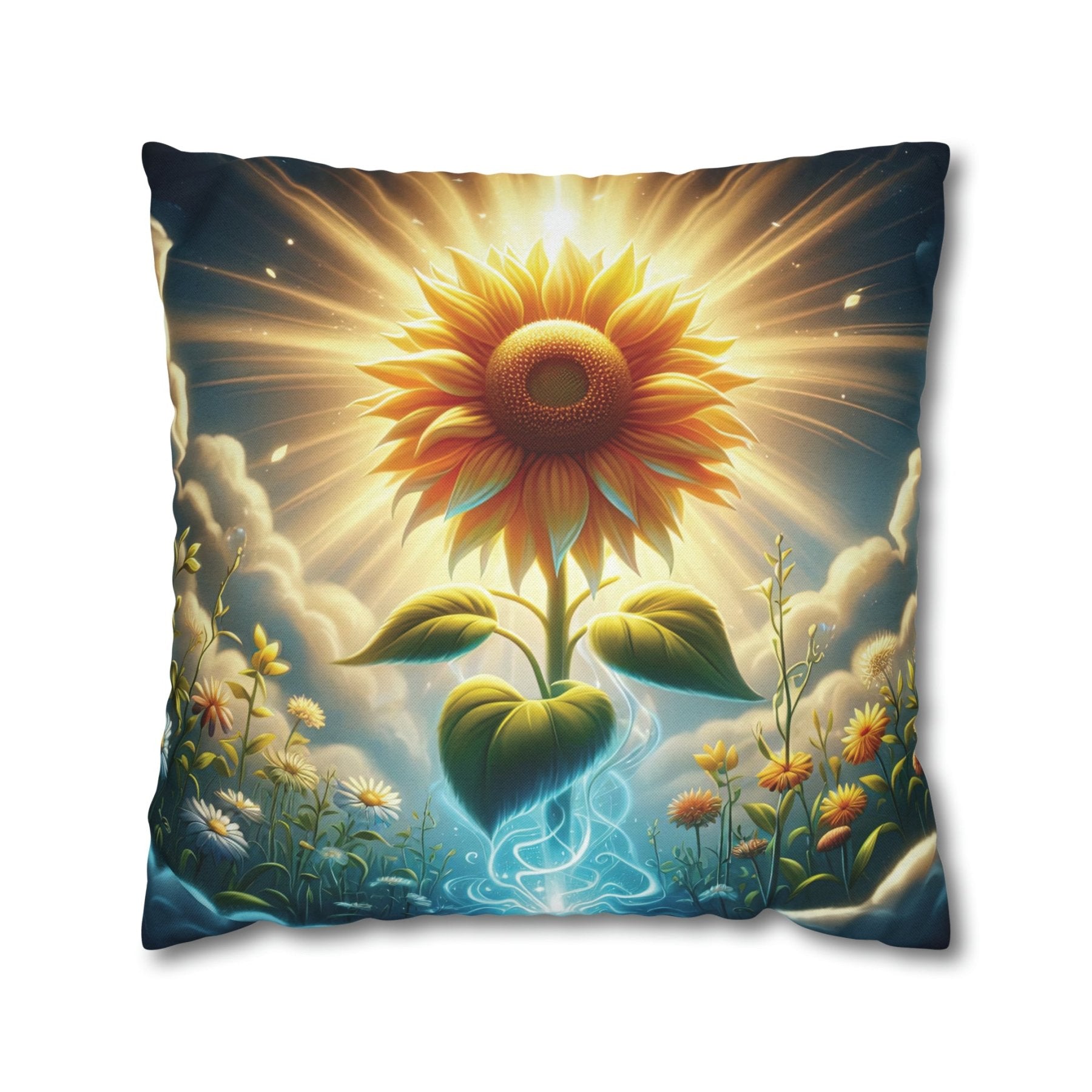 Sunflower Throw Pillow Cover, Throw Pillow Case, Qty 1, (13) - Janlyn's Crafts