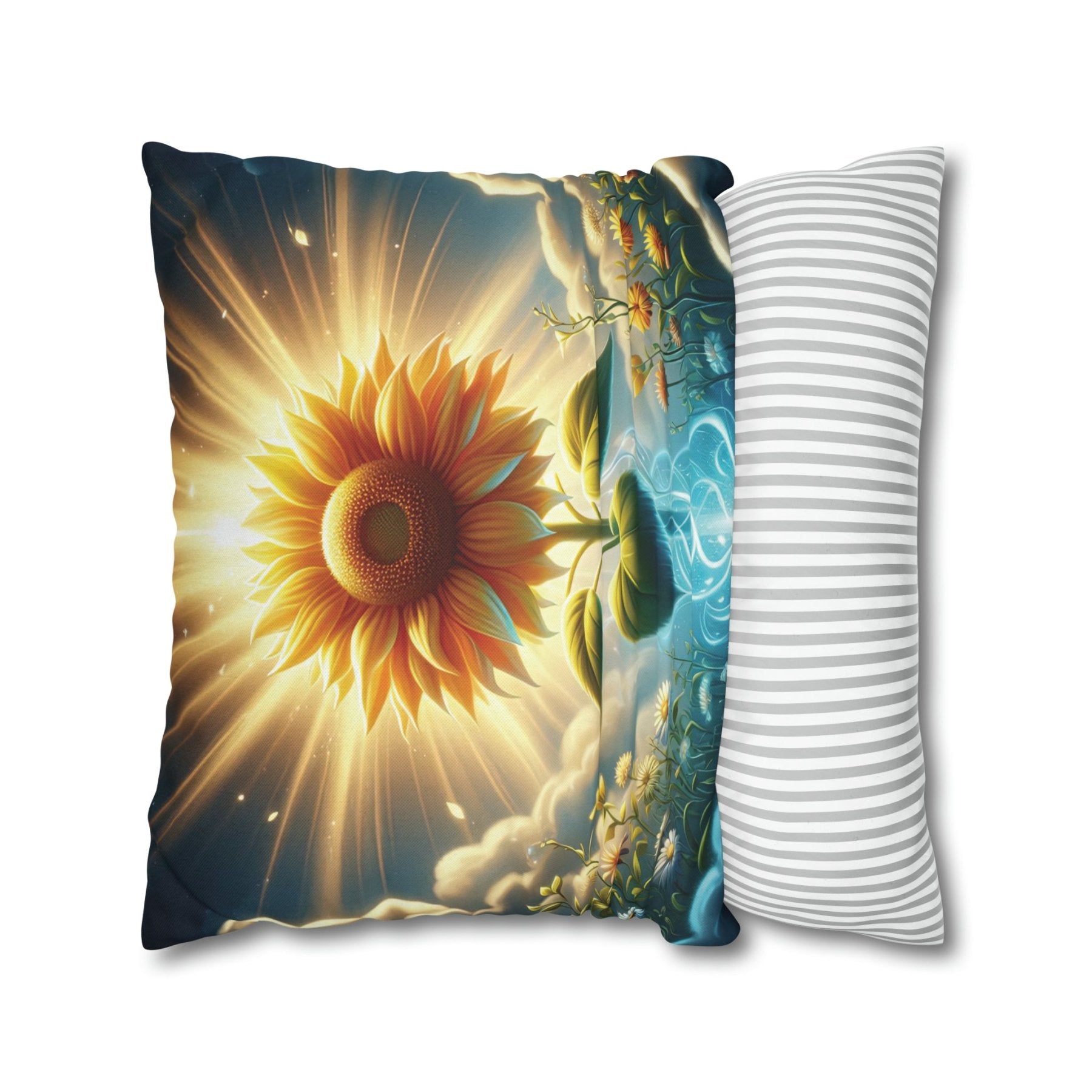 Sunflower Throw Pillow Cover, Throw Pillow Case, Qty 1, (13) - Janlyn's Crafts