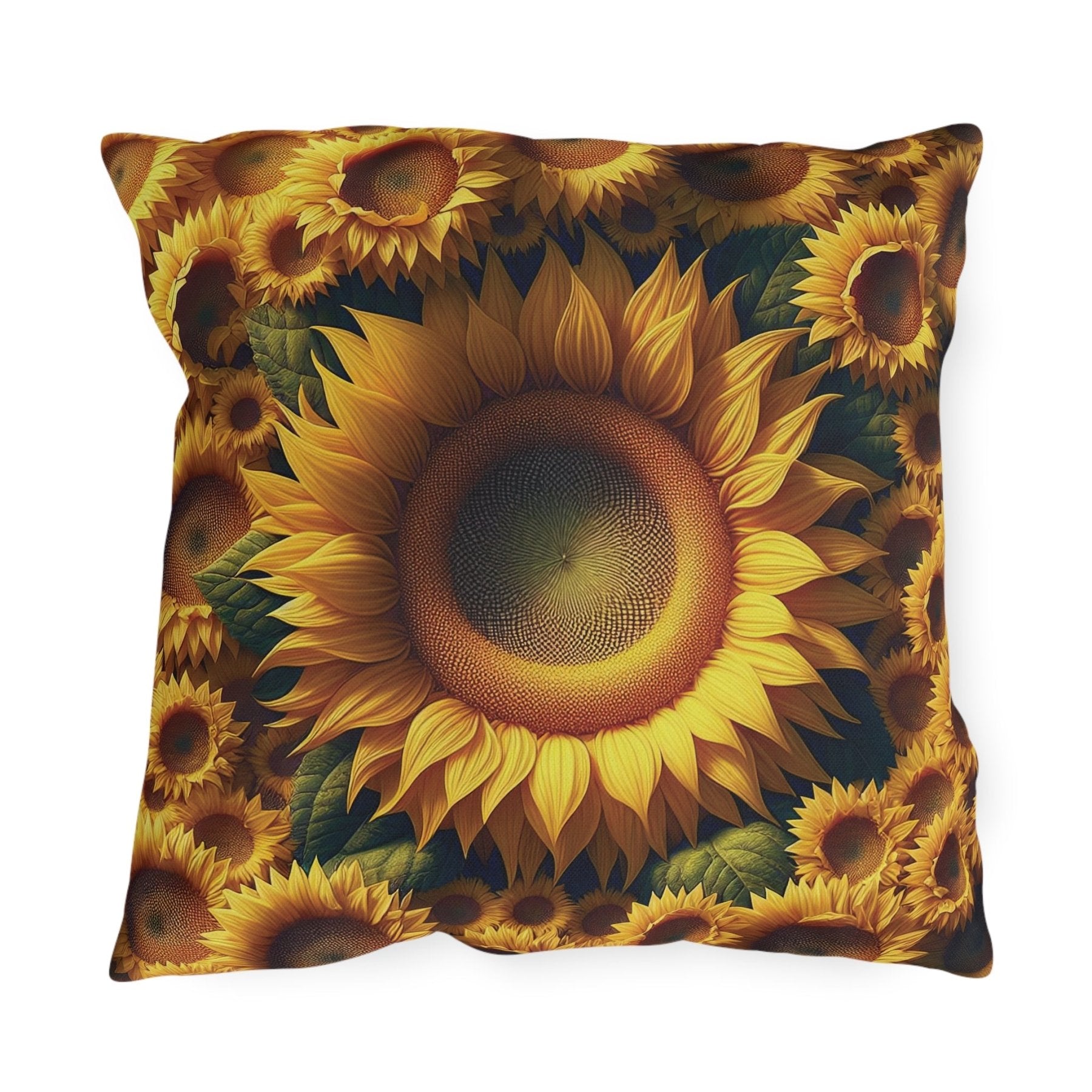 Sunflowers Outdoor Pillow, Qty 1, (1) - Janlyn's Crafts