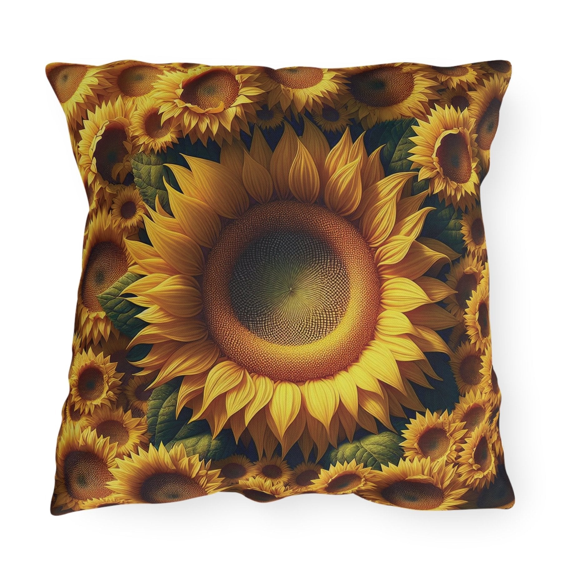 Sunflowers Outdoor Pillow, Qty 1, (1) - Janlyn's Crafts