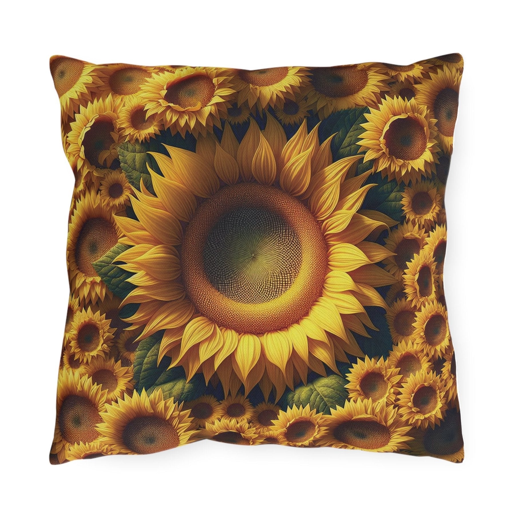 Sunflowers Outdoor Pillow, Qty 1, (1) - Janlyn's Crafts