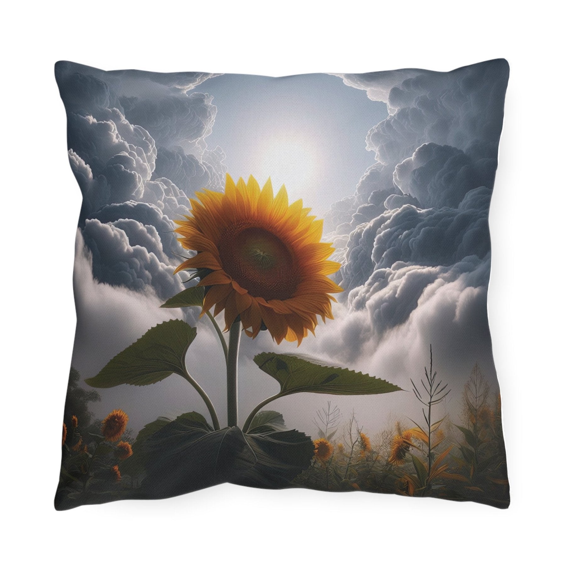 Sunflowers Outdoor Pillow, Qty 1, (10) - Janlyn's Crafts