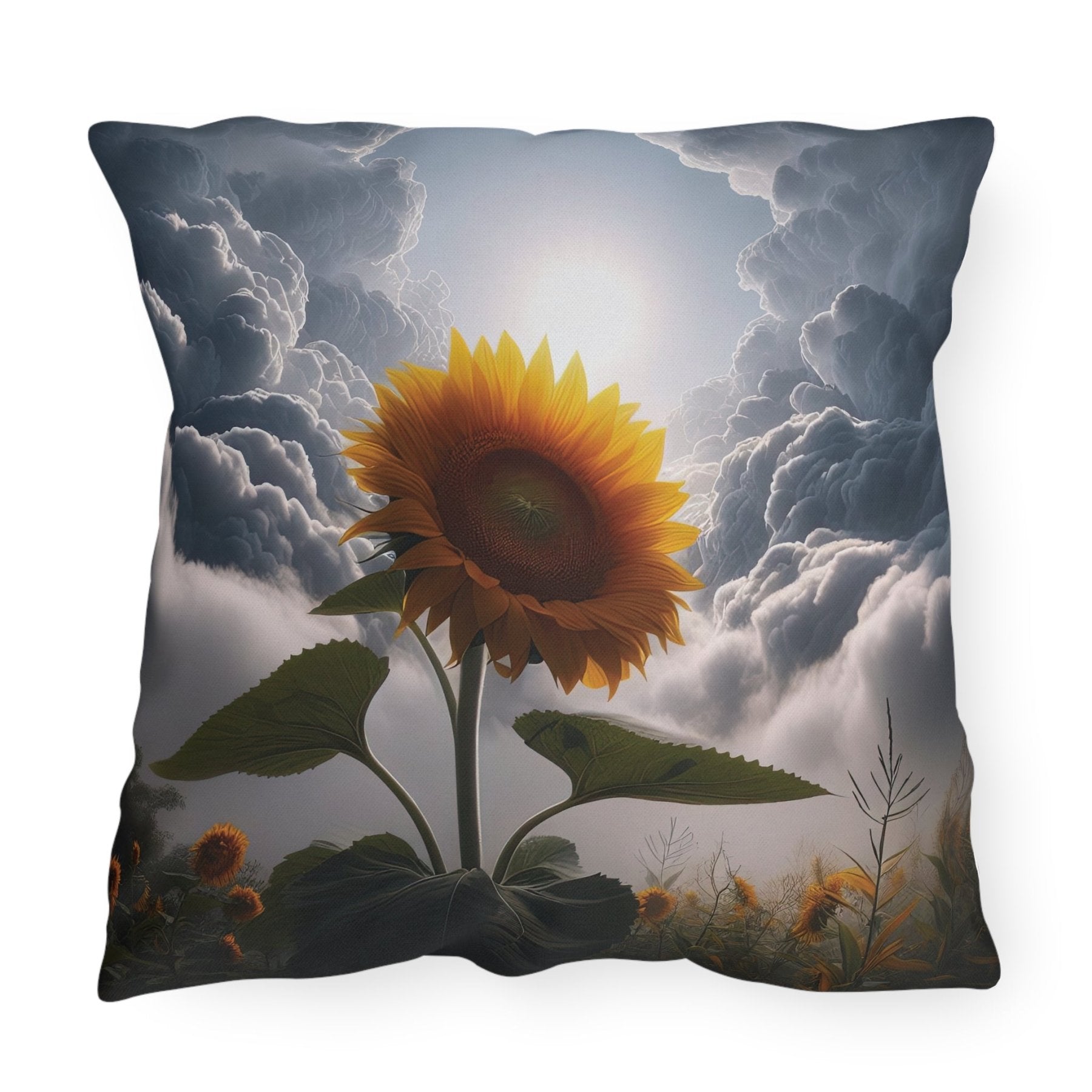 Sunflowers Outdoor Pillow, Qty 1, (10) - Janlyn's Crafts