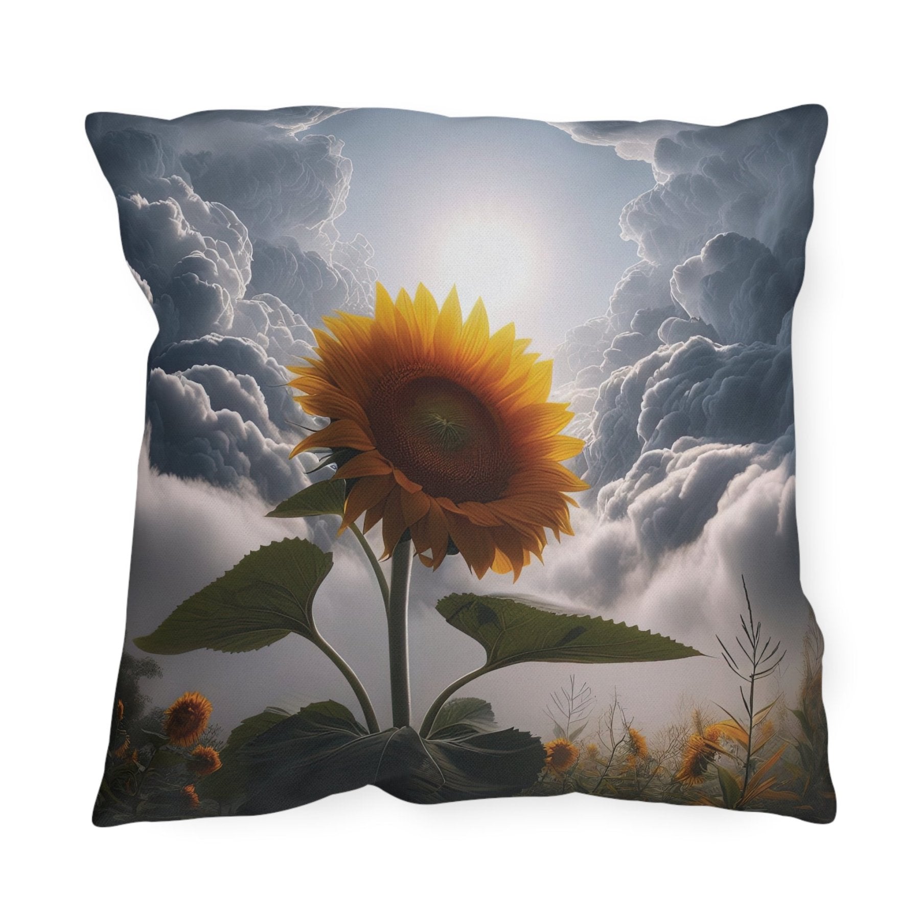 Sunflowers Outdoor Pillow, Qty 1, (10) - Janlyn's Crafts