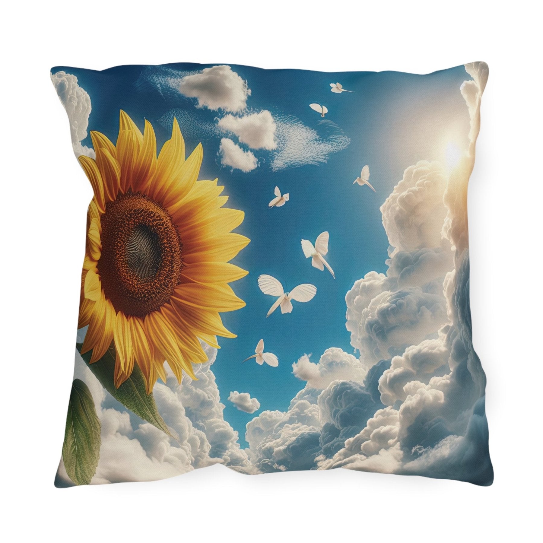 Sunflowers Outdoor Pillow, Qty 1, (12) - Janlyn's Crafts