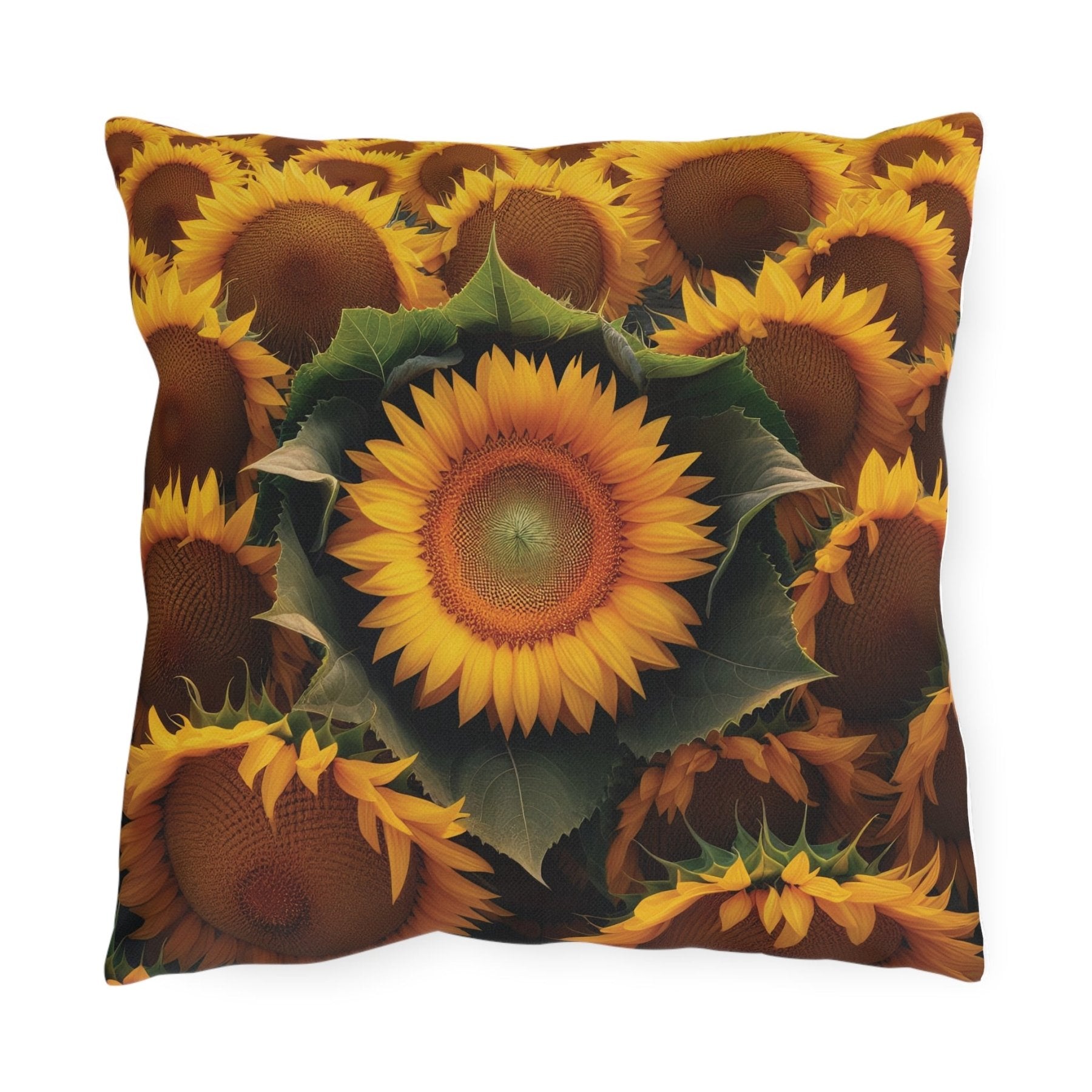 Sunflowers Outdoor Pillow, Qty 1, (14) - Janlyn's Crafts