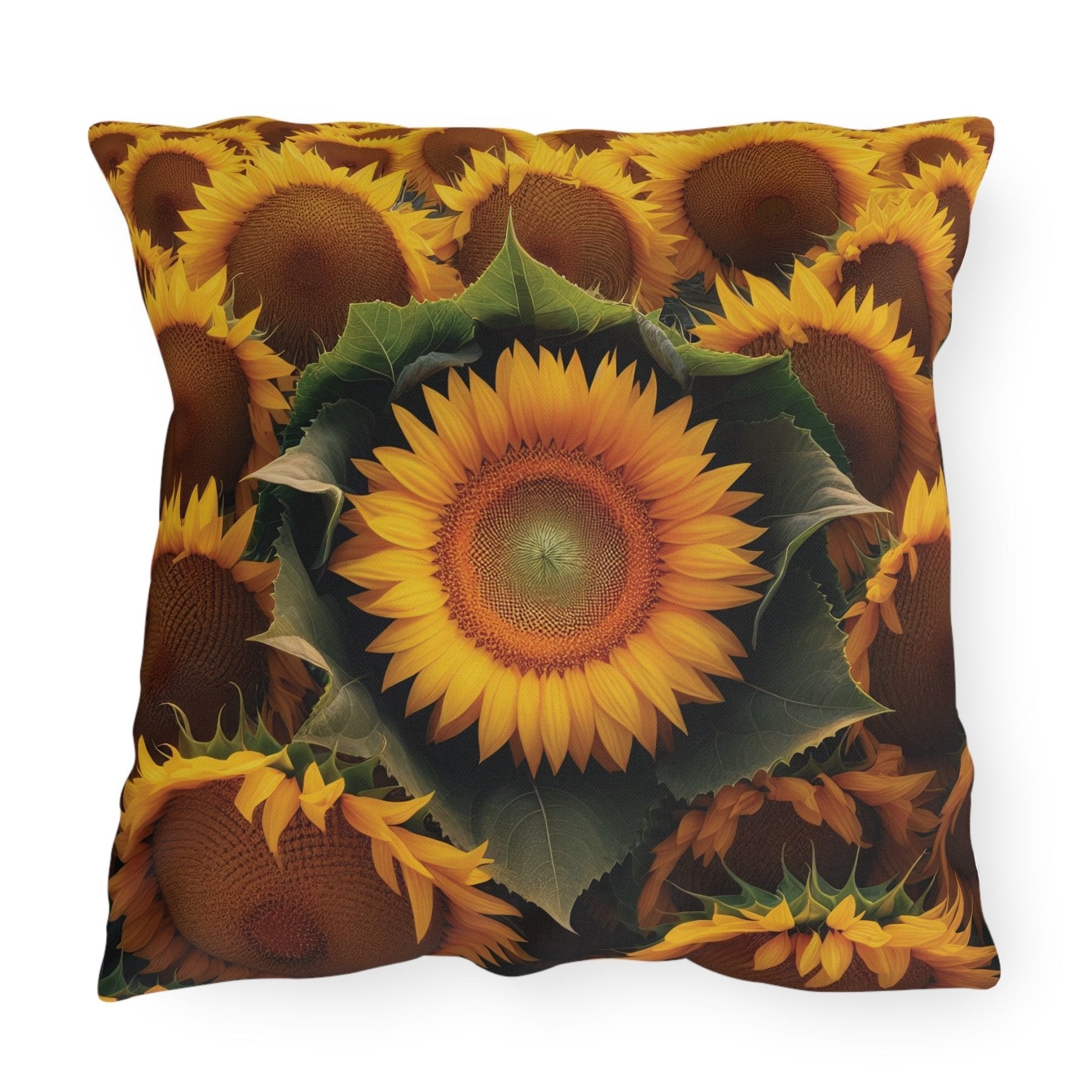 Sunflowers Outdoor Pillow, Qty 1, (14) - Janlyn's Crafts