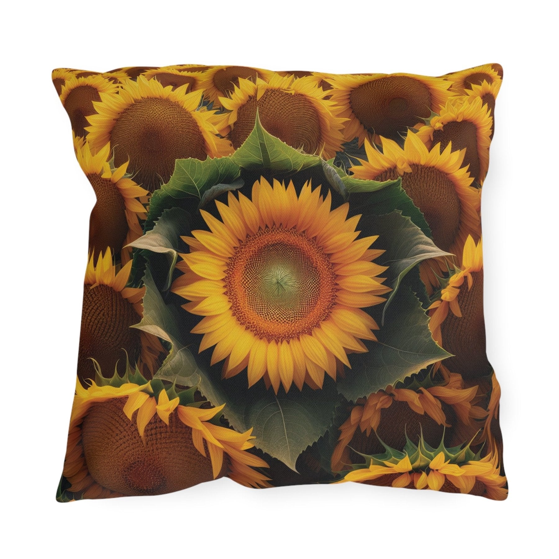 Sunflowers Outdoor Pillow, Qty 1, (14) - Janlyn's Crafts