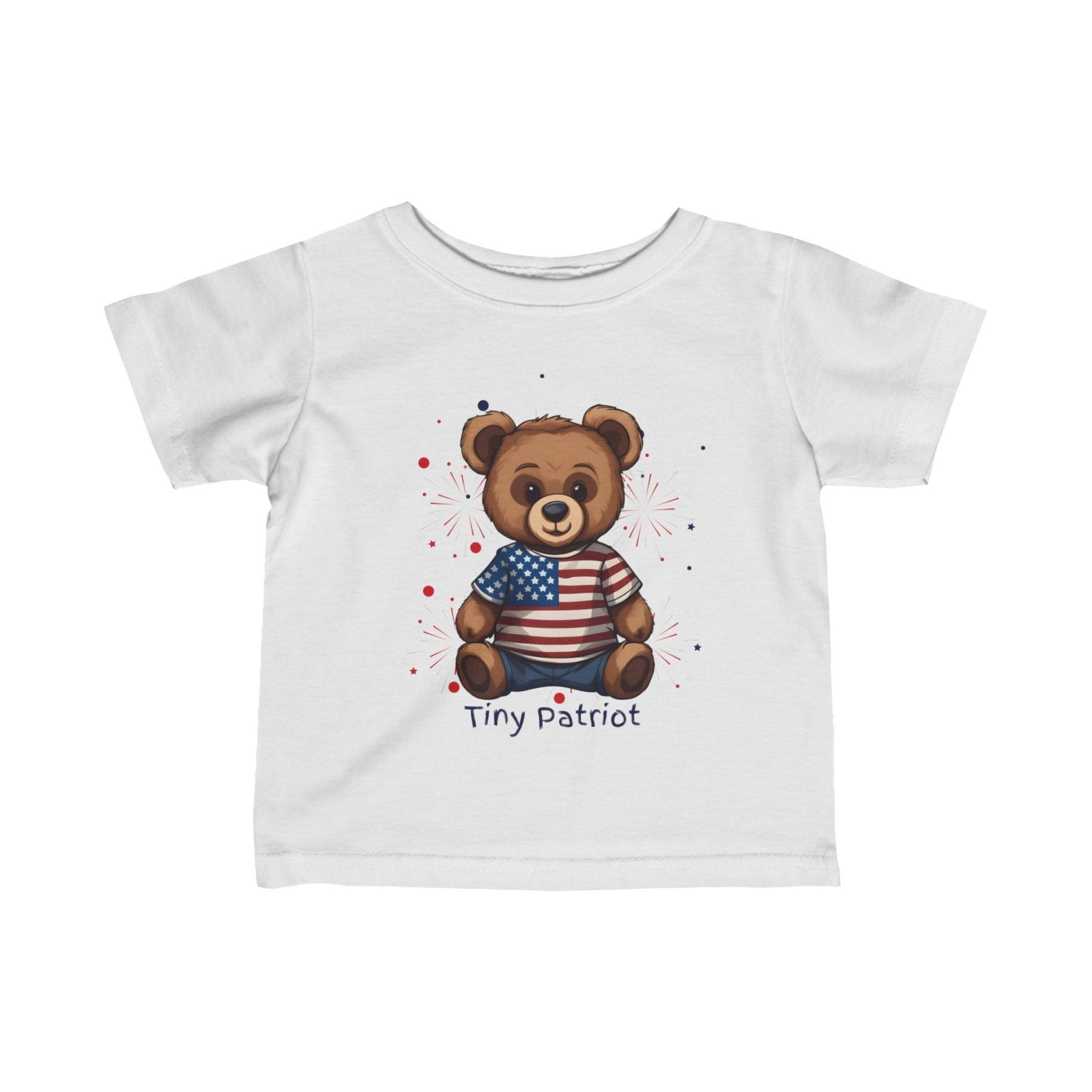 Tiny Patriot, Infant Fine Jersey Tee, 6M-24M - Janlyn's Crafts