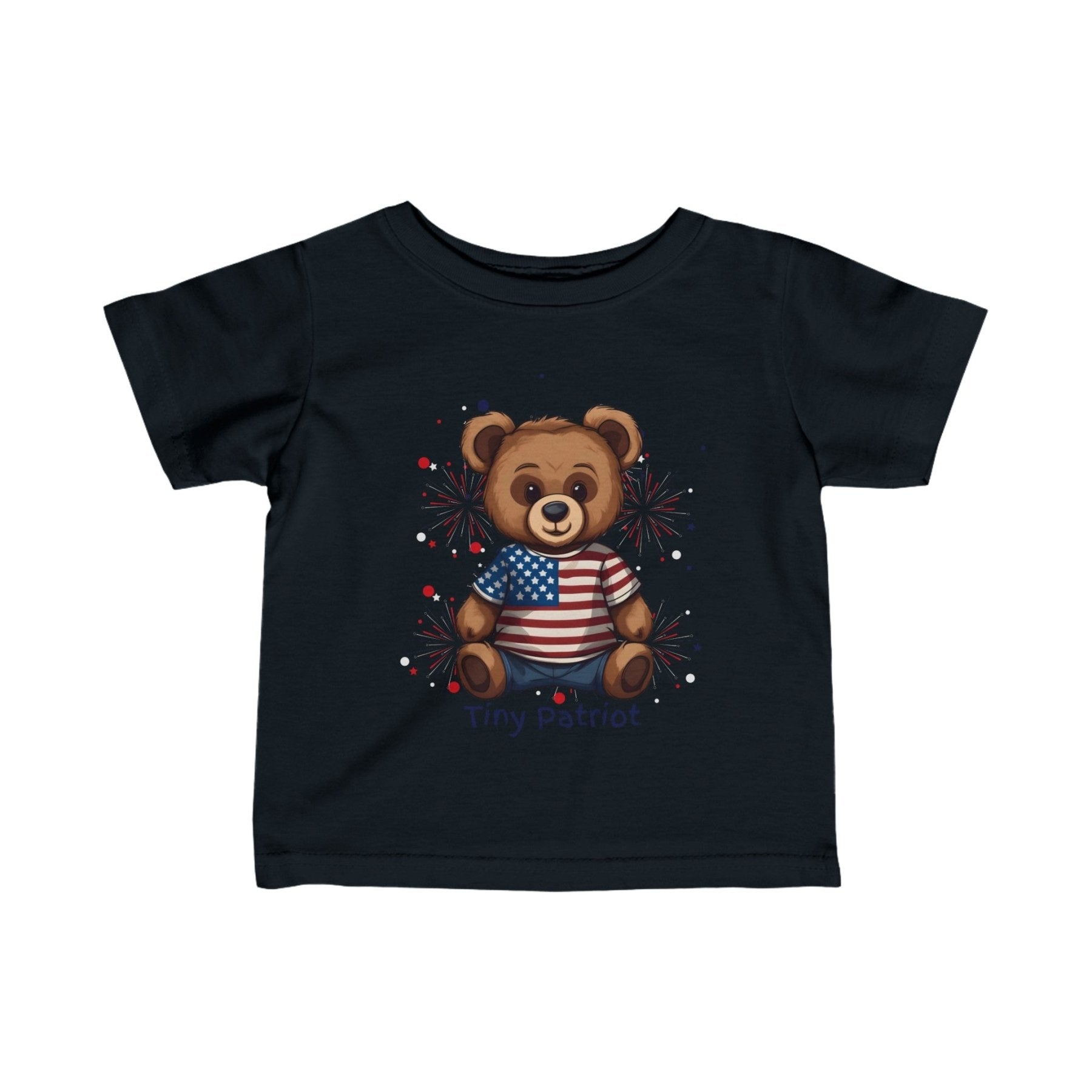 Tiny Patriot, Infant Fine Jersey Tee, 6M-24M - Janlyn's Crafts