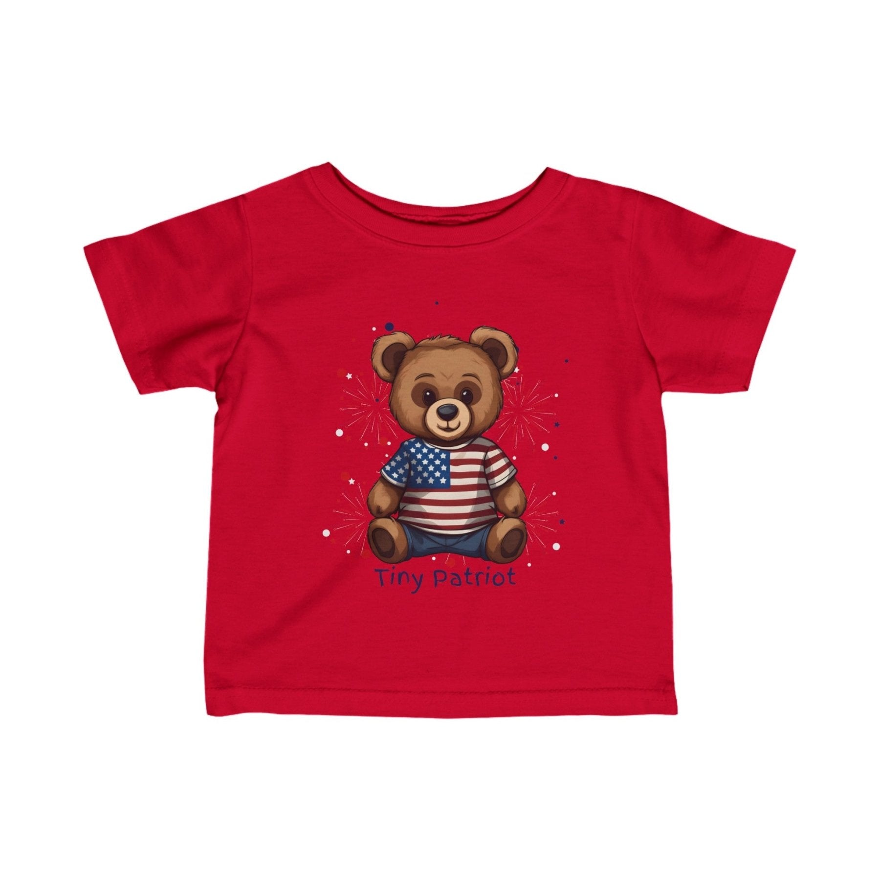 Tiny Patriot, Infant Fine Jersey Tee, 6M-24M - Janlyn's Crafts