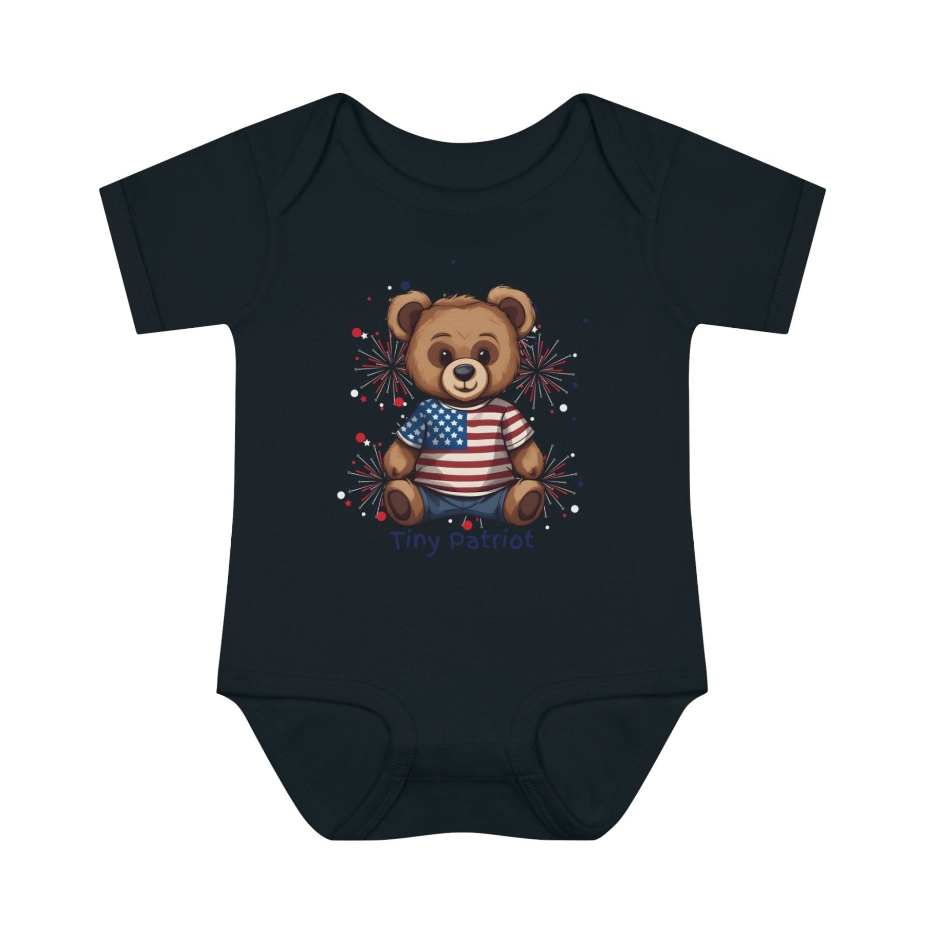 Tiny Patriot, Onesie, Bodysuit, 0M-24M - Janlyn's Crafts