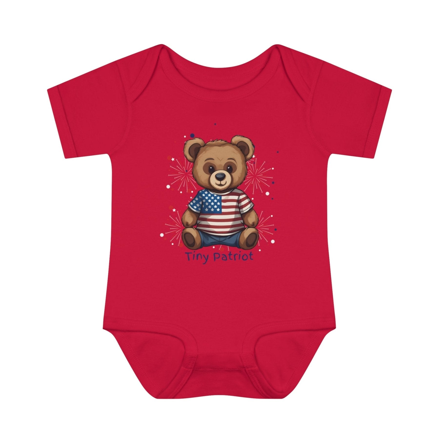 Tiny Patriot, Onesie, Bodysuit, 0M-24M - Janlyn's Crafts