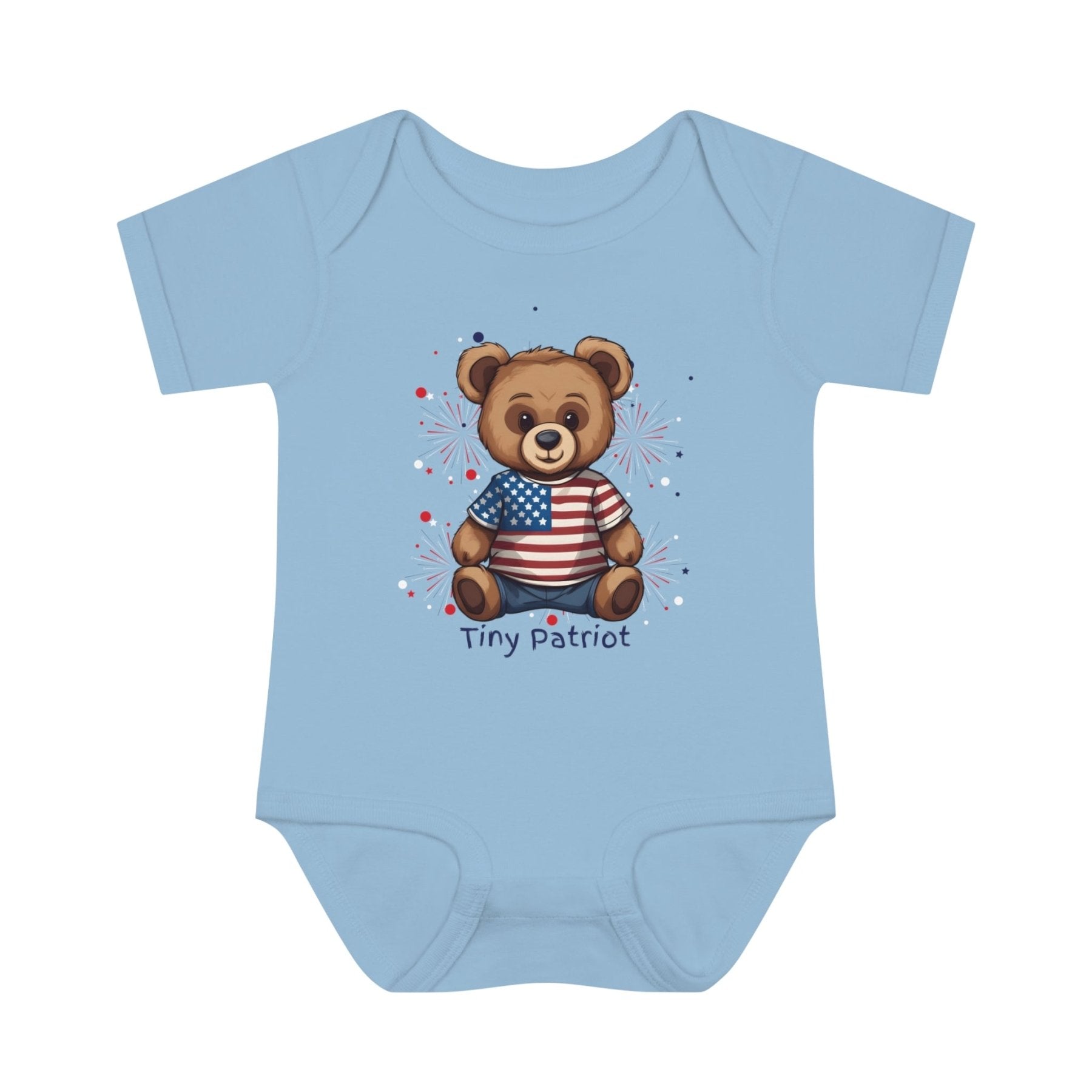 Tiny Patriot, Onesie, Bodysuit, 0M-24M - Janlyn's Crafts