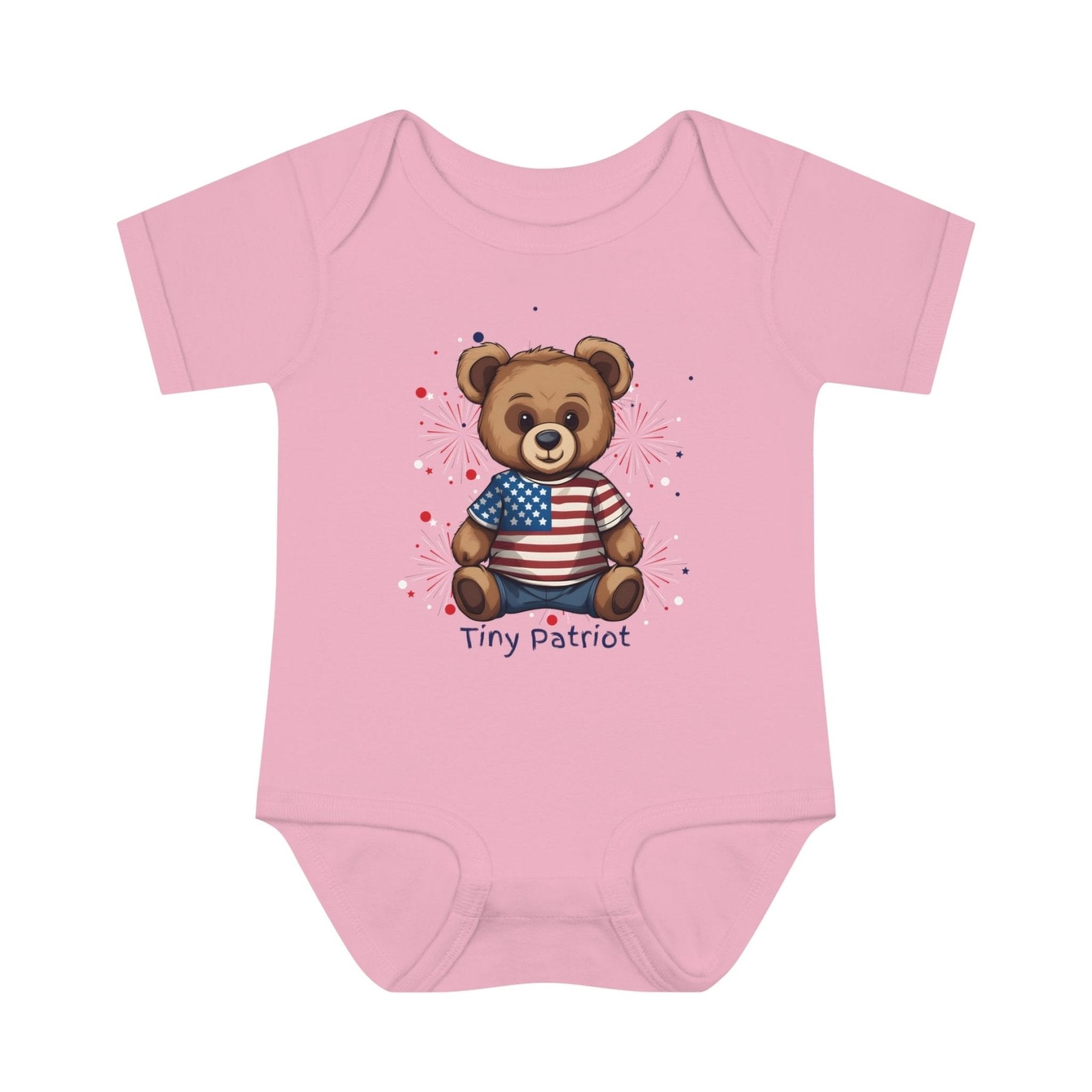 Tiny Patriot, Onesie, Bodysuit, 0M-24M - Janlyn's Crafts