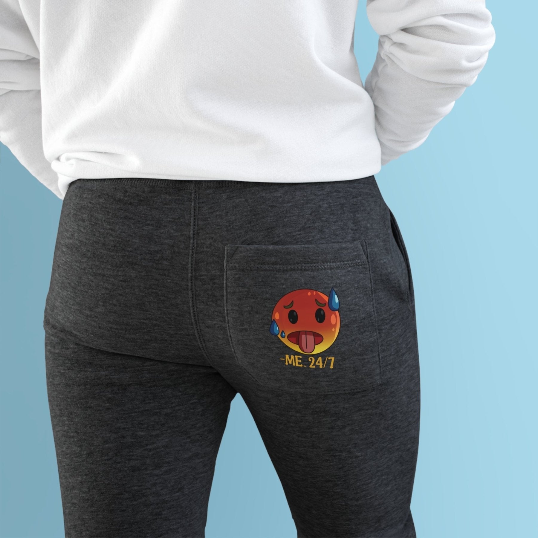 Unisex Fleece Joggers, I am Always Hot, Sweat, All Year Jogger, Hot Lover - Janlyn's Crafts